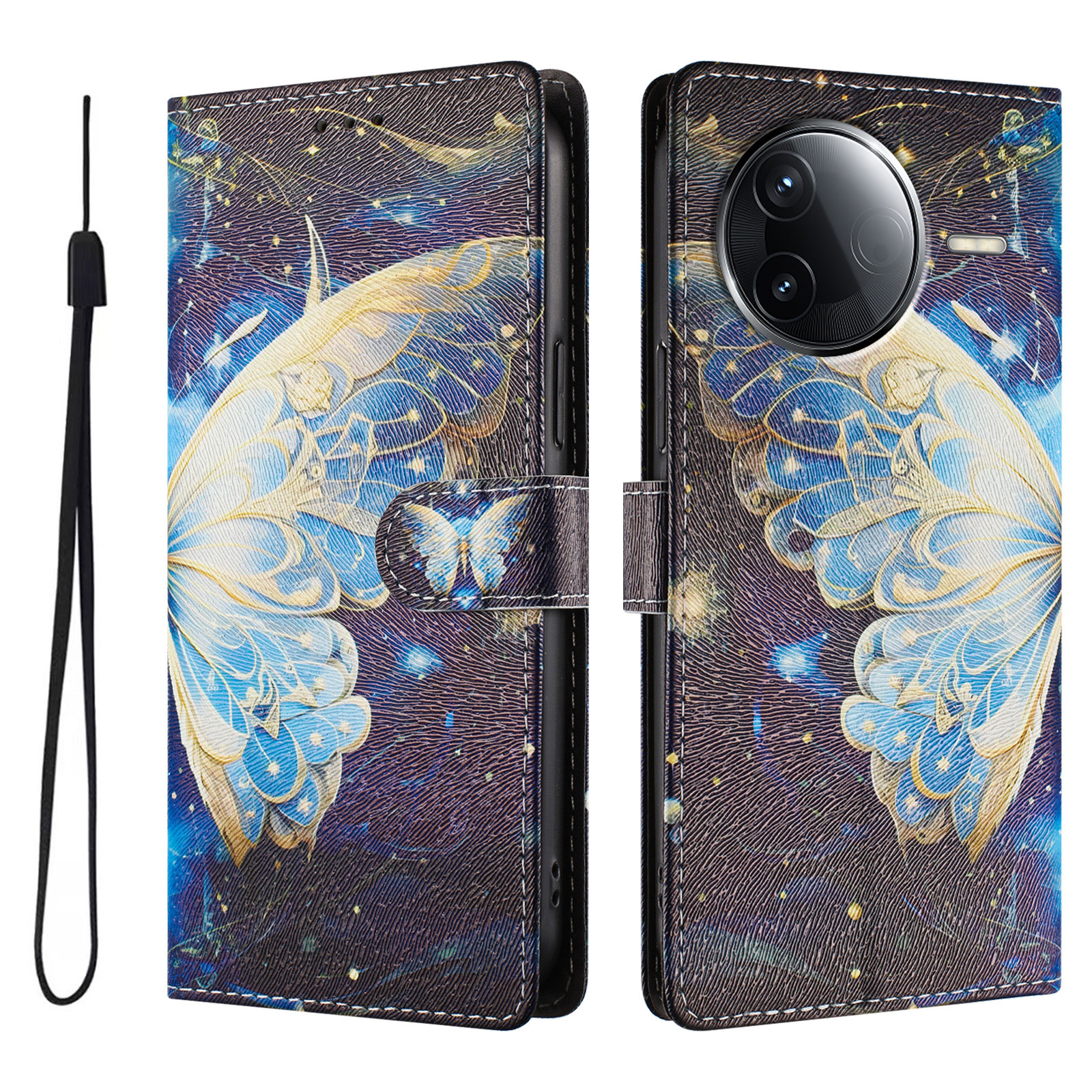 For Xiaomi Poco F7 Pro 5G / Xiaomi Redmi K80 Pro 5G / Xiaomi Redmi K80 5G / Xiaomi Poco F7 Ultra 5G Case Pattern Print PU Leather Wallet Phone Cover w