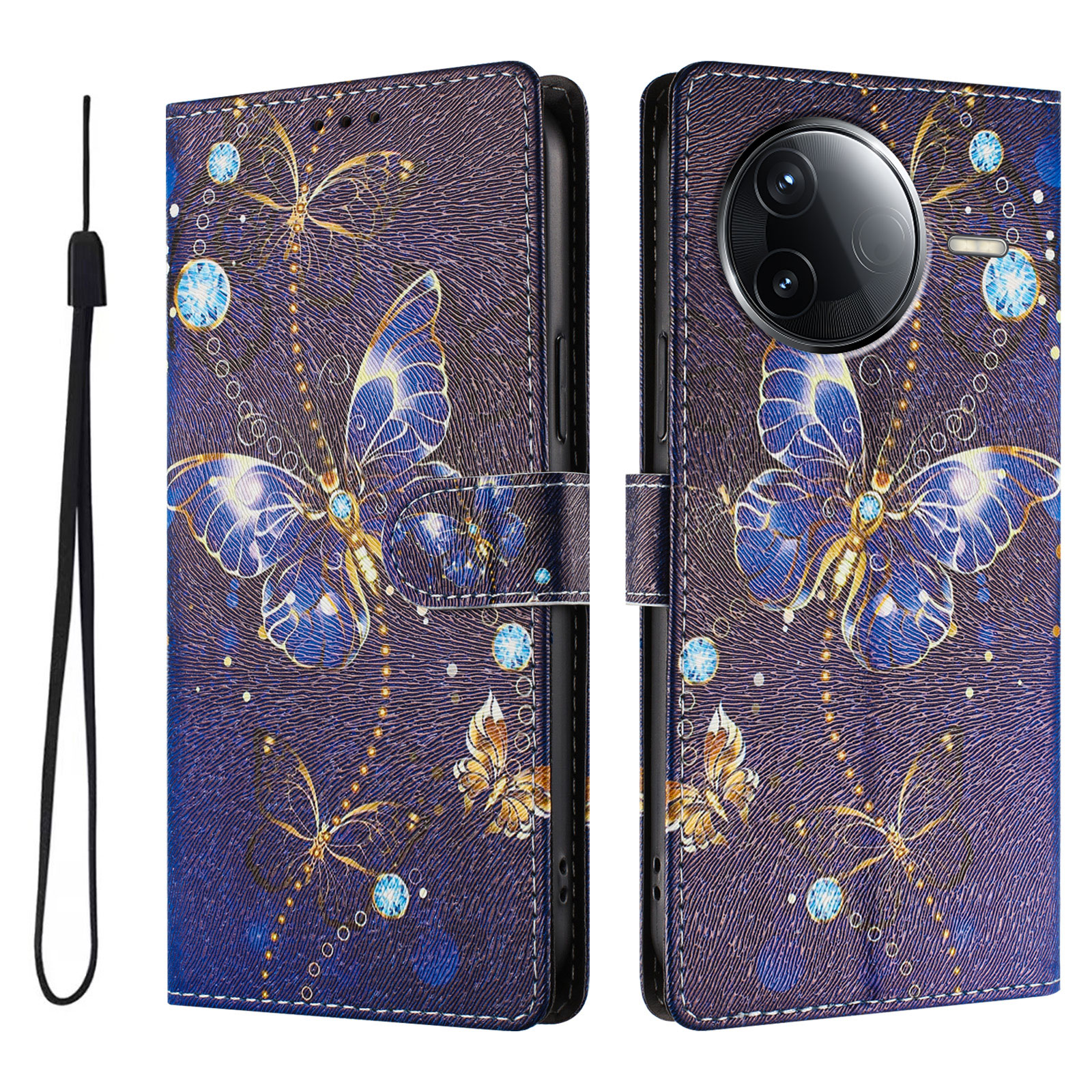 For Xiaomi Poco F7 Pro 5G / Xiaomi Redmi K80 Pro 5G / Xiaomi Redmi K80 5G / Xiaomi Poco F7 Ultra 5G Case Pattern Print PU Leather Wallet Phone Cover w