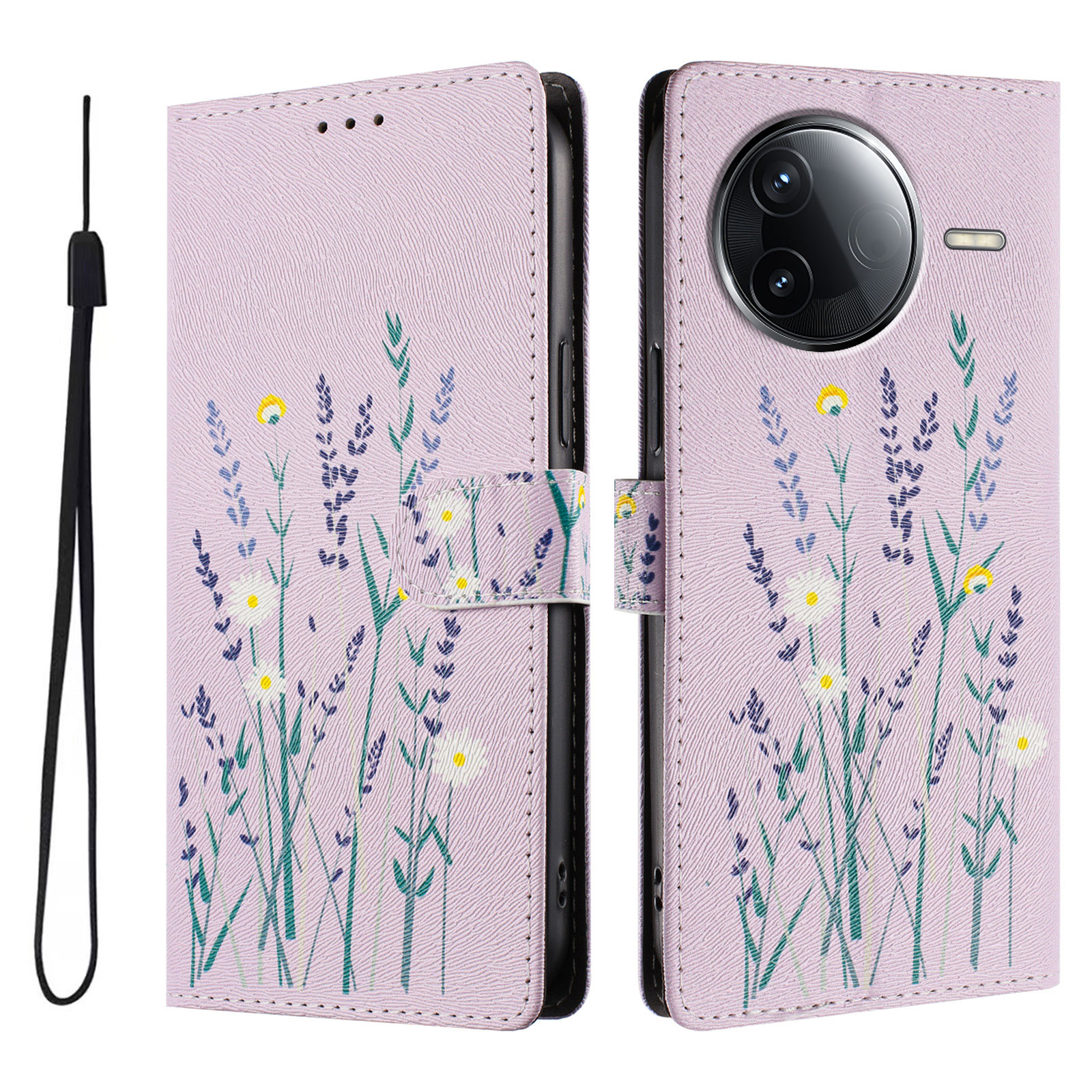 For Xiaomi Poco F7 Pro 5G / Xiaomi Redmi K80 Pro 5G / Xiaomi Redmi K80 5G / Xiaomi Poco F7 Ultra 5G Case Pattern Print PU Leather Wallet Phone Cover w