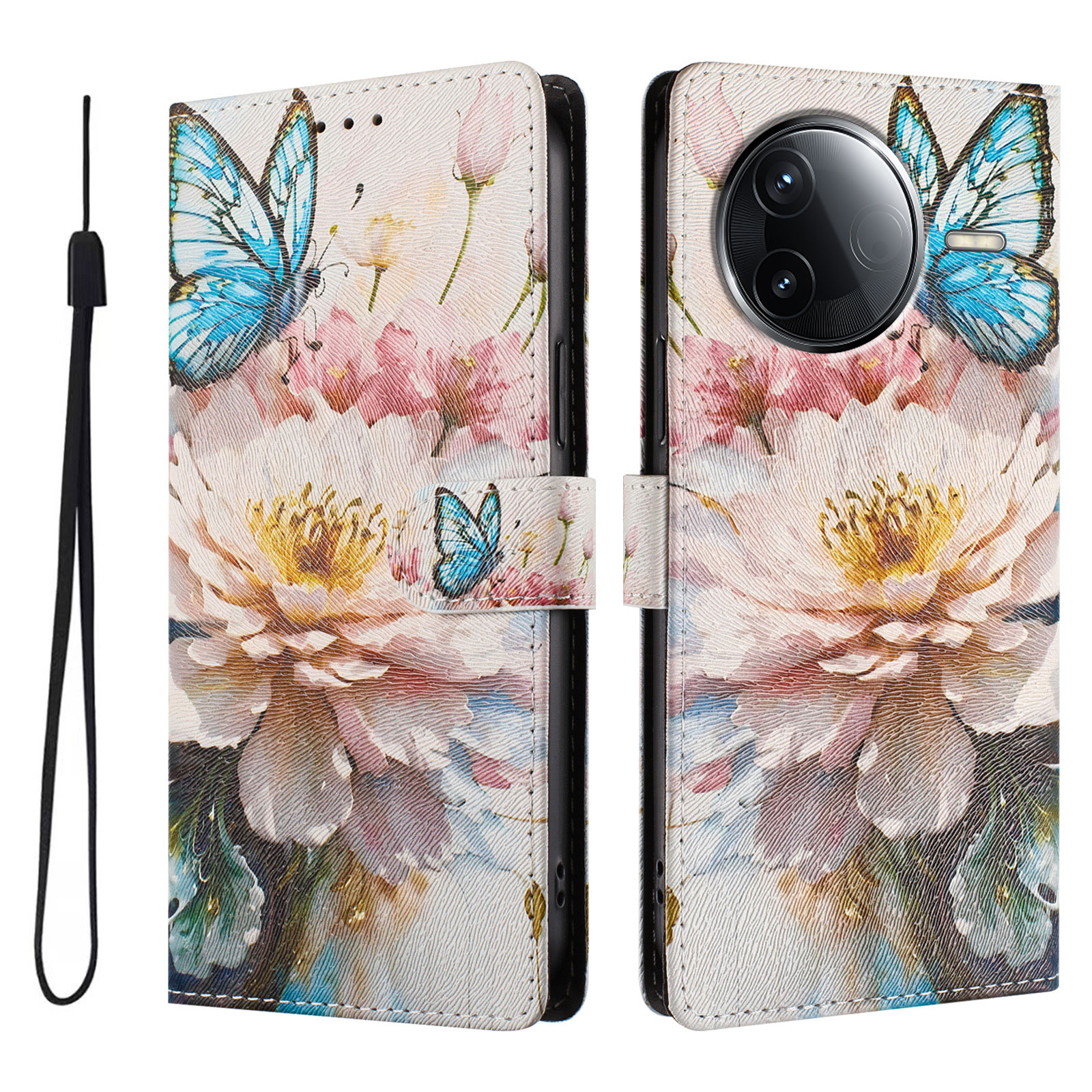 For Xiaomi Poco F7 Pro 5G / Xiaomi Redmi K80 Pro 5G / Xiaomi Redmi K80 5G / Xiaomi Poco F7 Ultra 5G Case Pattern Print PU Leather Wallet Phone Cover w