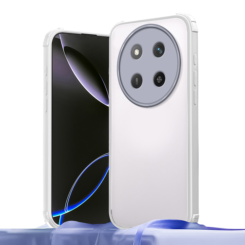 Phone Case For Honor X9c 5G / X60 Pro 5G / Magic7 Lite 5G Reinforced Corner Shockproof TPU + Acrylic Cover - White