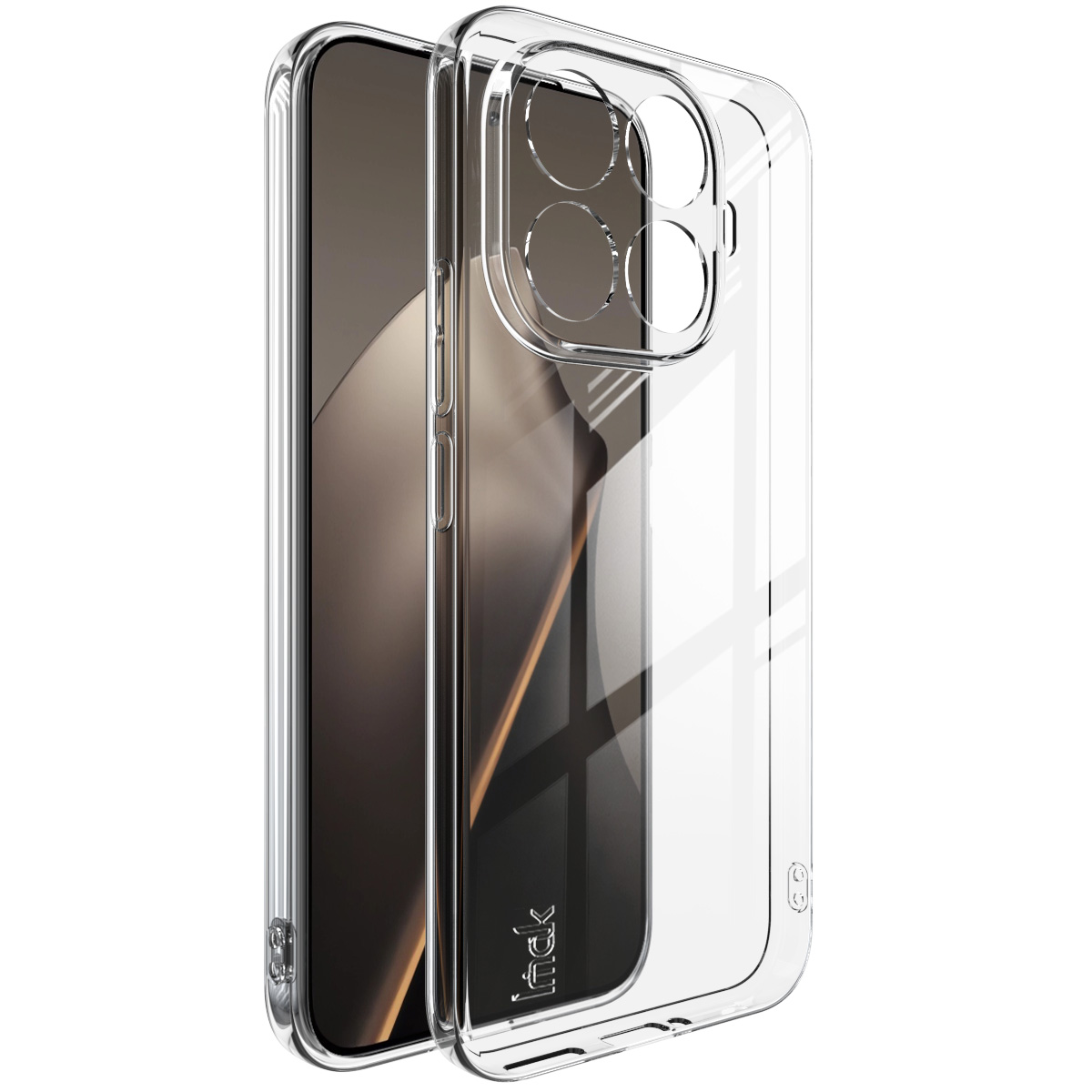 IMAK UX-5 Series For Xiaomi 15T Pro Transparent TPU Phone Case Protective Phone Cover