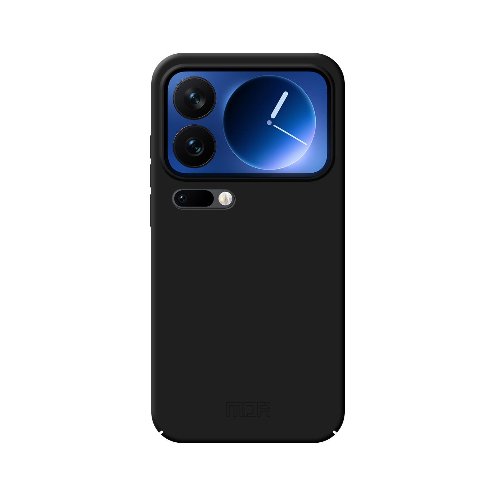 MOFI For Xiaomi 17 Pro Phone Case  JK Qin Series Skin-Touch Matte Anti-fingerprint Back Cover - Black