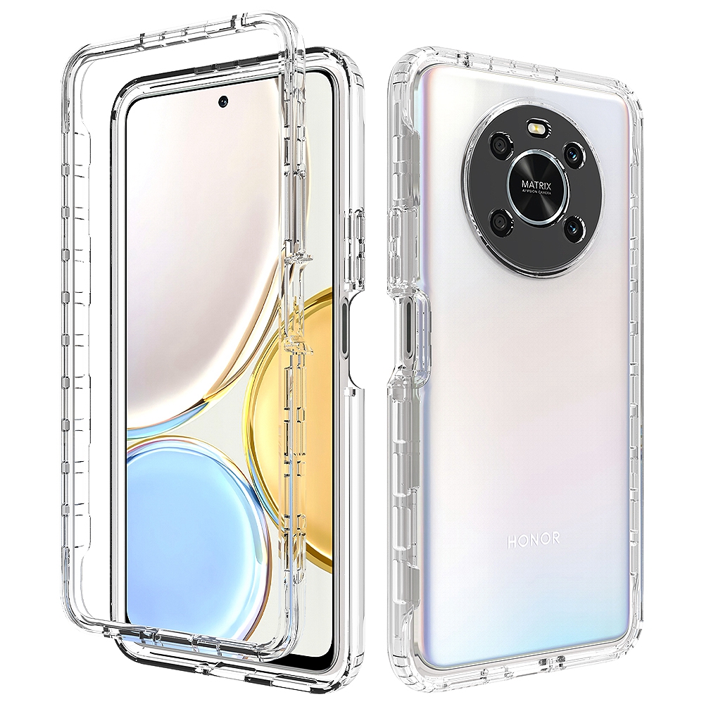 

Für Ehrenmagie 4 Lite 5g / X9 5g / X9 4G Transparent TPU + PC Phone Protective Case Stylish Gradient Anti-scratch-abdeckung - Transparent, Honor Magic 4 Lite 5G