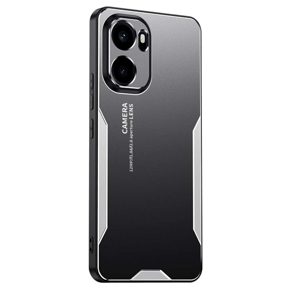 For OnePlus 15R 5G / Ace 6T 5G / Ace 6 5G Phone Case Aluminium Alloy TPU PC Back Cover - Silver
