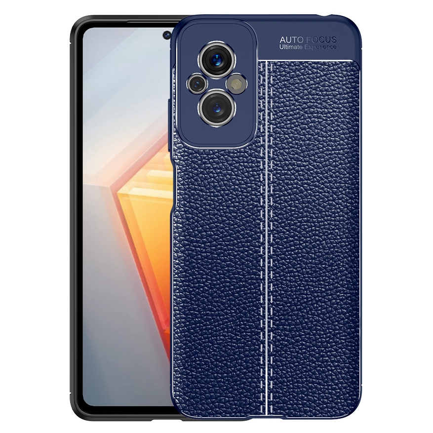 

Tpu-gehäuse Für Xiaomi Redmi 11 Prime 4G, Fall-sichtschutz Litchi Textur Schutz Telefonabdeckung - Blau, Xiaomi Redmi 11 Prime 4G