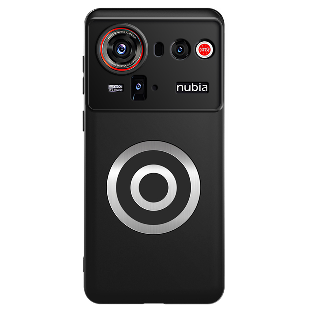 For ZTE nubia Z80 Ultra 5G Case Graphene + Brass Heat Dissipation Silicone + PC Phone Cover Support Magnetic Car Mount