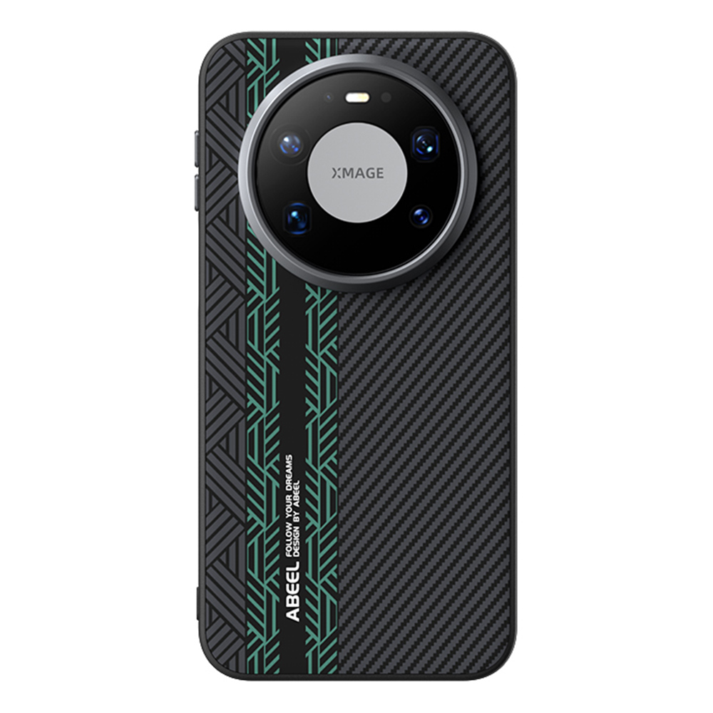 ABEEL For Huawei Mate 80 Pro Max Magnetic Case PC + TPU + Aluminum Alloy + PU Leather Slim Phone Back Cover - Texture 2
