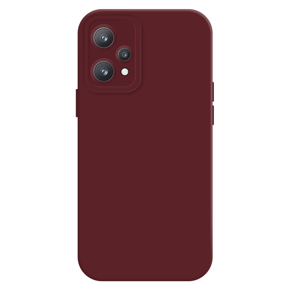 

Für Realme 9 Pro 5g / Realme V25 5G Slim Phone Case Anti-fall-fall-fall-tpu-hülle Präzise Ausschnittlinsenschutzschutzschockabdeckung - Weinrot, Realme 9 Pro 5G