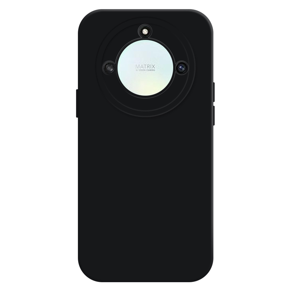 

Für Ehren X40 5G Objektiv Präziser Ausschnitt Flexibler TPU Drop-proof-hülle Solid Color Smartphone Rückzugsabdeckung - Schwarz, Honor X40 5G