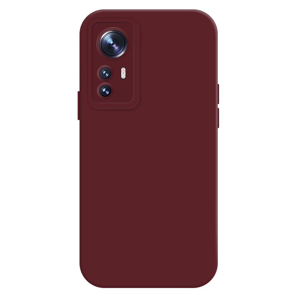 

TPU -rückenschutzbedeckung Für Xiaomi 12 5G / 12x 5g / 12s 5G, Schockdes Präziser Ausschnittslinsenschutz Telefonfall - Weinrot, Xiaomi 12 5G