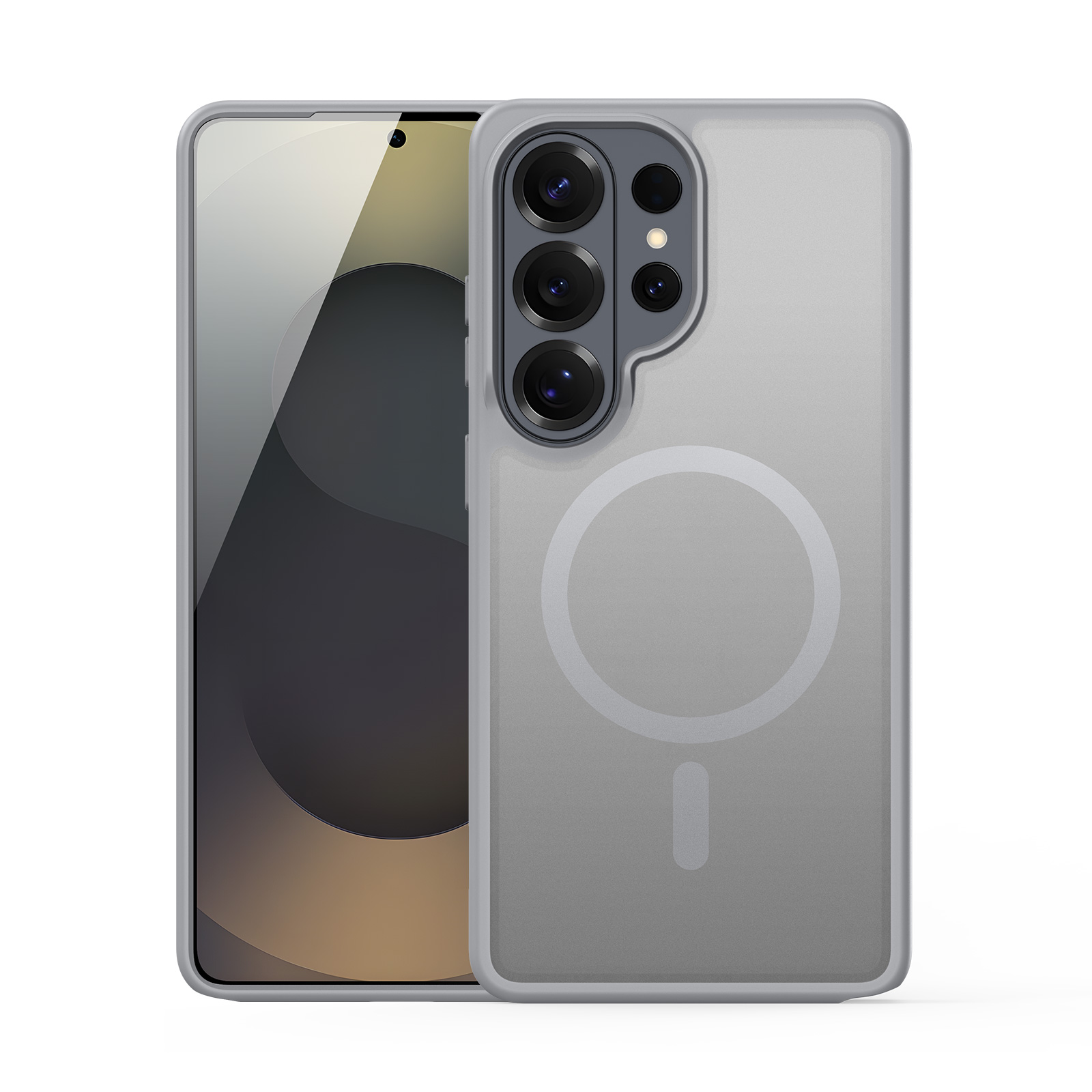 DUX DUCIS For Samsung Galaxy S26 Ultra Magnetic Case  Yind Series PC+TPU Phone Cover - Grey