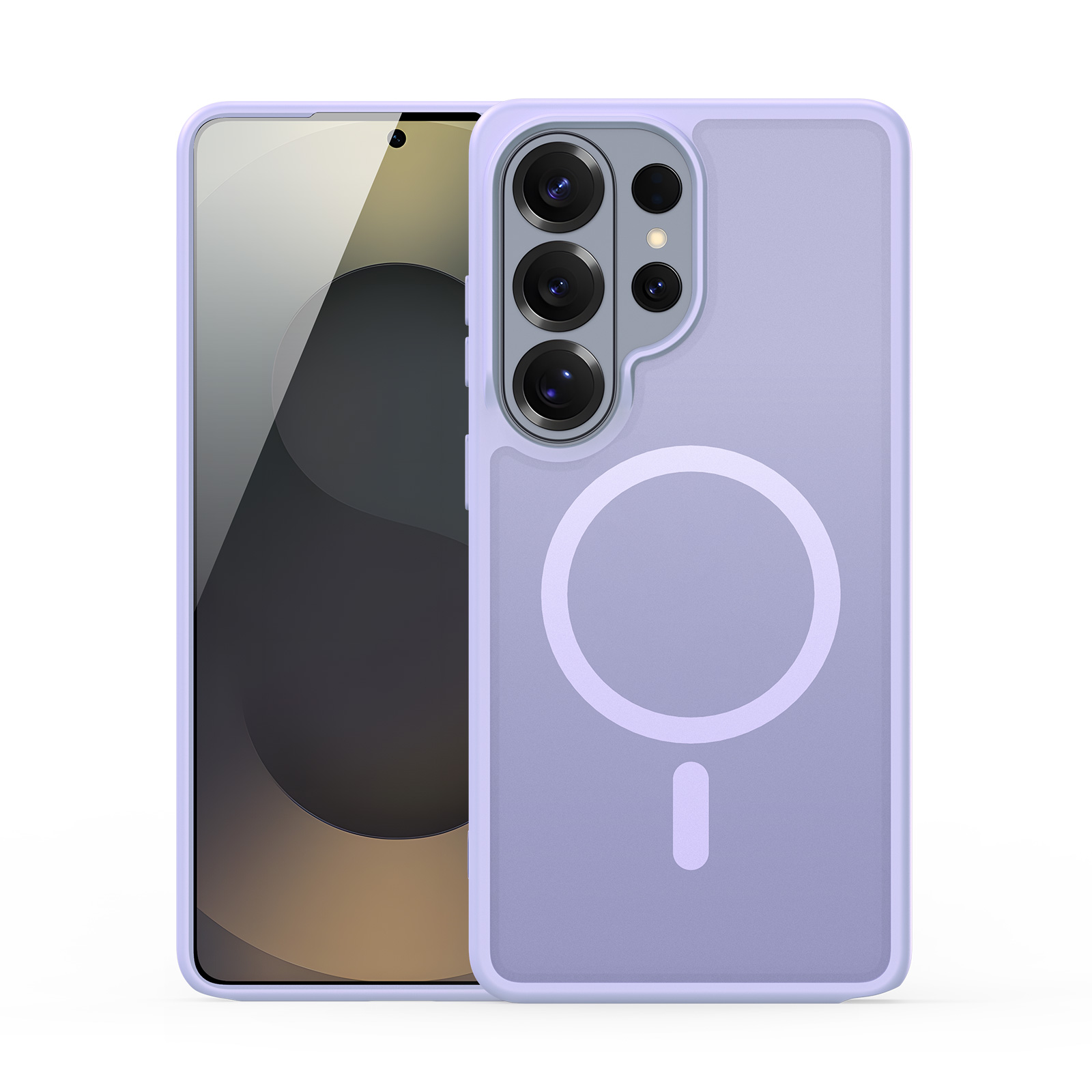 DUX DUCIS For Samsung Galaxy S26 Ultra Magnetic Case  Yind Series PC+TPU Phone Cover - Light Purple