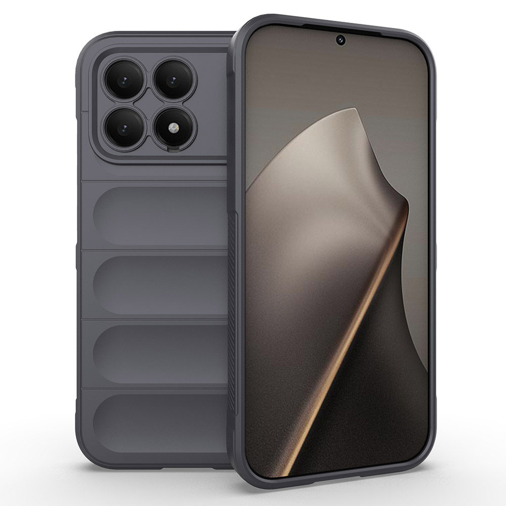 For Xiaomi Redmi K90 5G  /  Poco F8 Pro Case Anti-Drop Soft TPU Rugged Phone Back Cover - Dark Grey