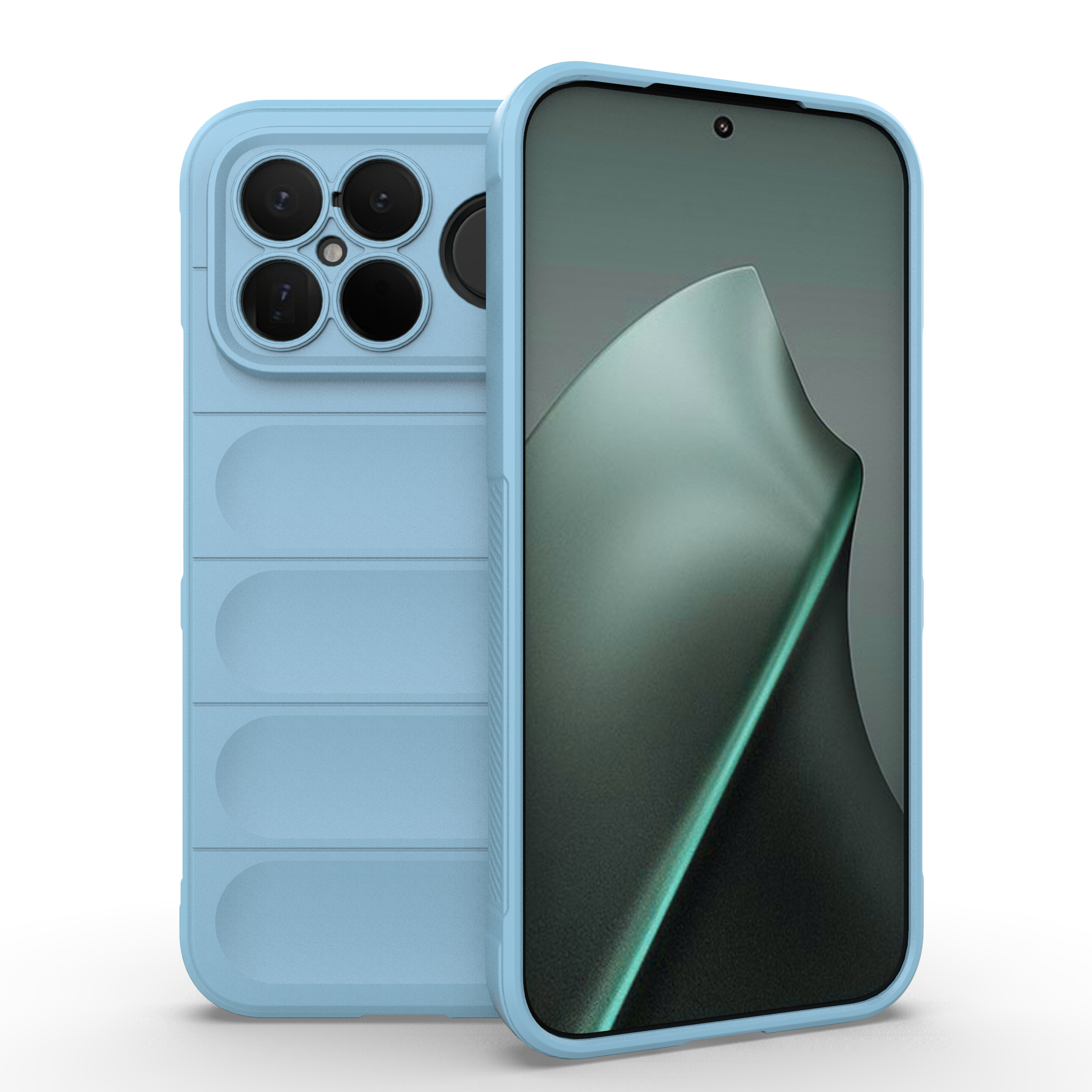 For Xiaomi Redmi K90 Pro Max 5G  /  Poco F8 Ultra Case Anti-Drop Soft TPU Rugged Phone Back Cover - Baby Blue