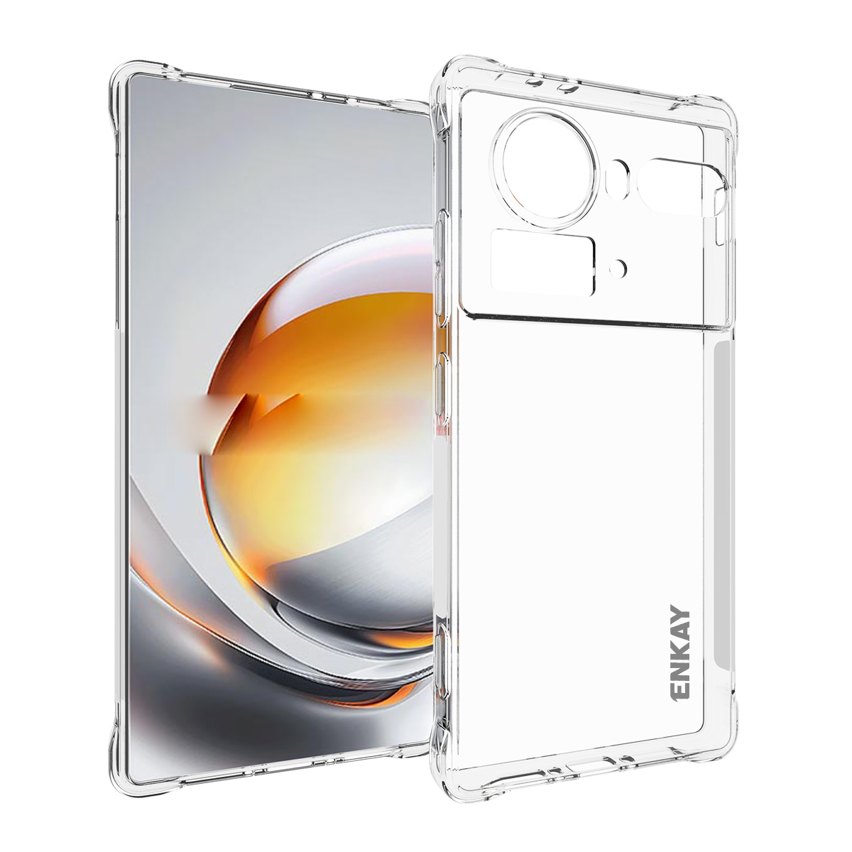 ENKAY HAT PRINCE For ZTE nubia Z80 Ultra 5G Clear Phone Case   Shockproof Anti-slip TPU Cover - Transparent