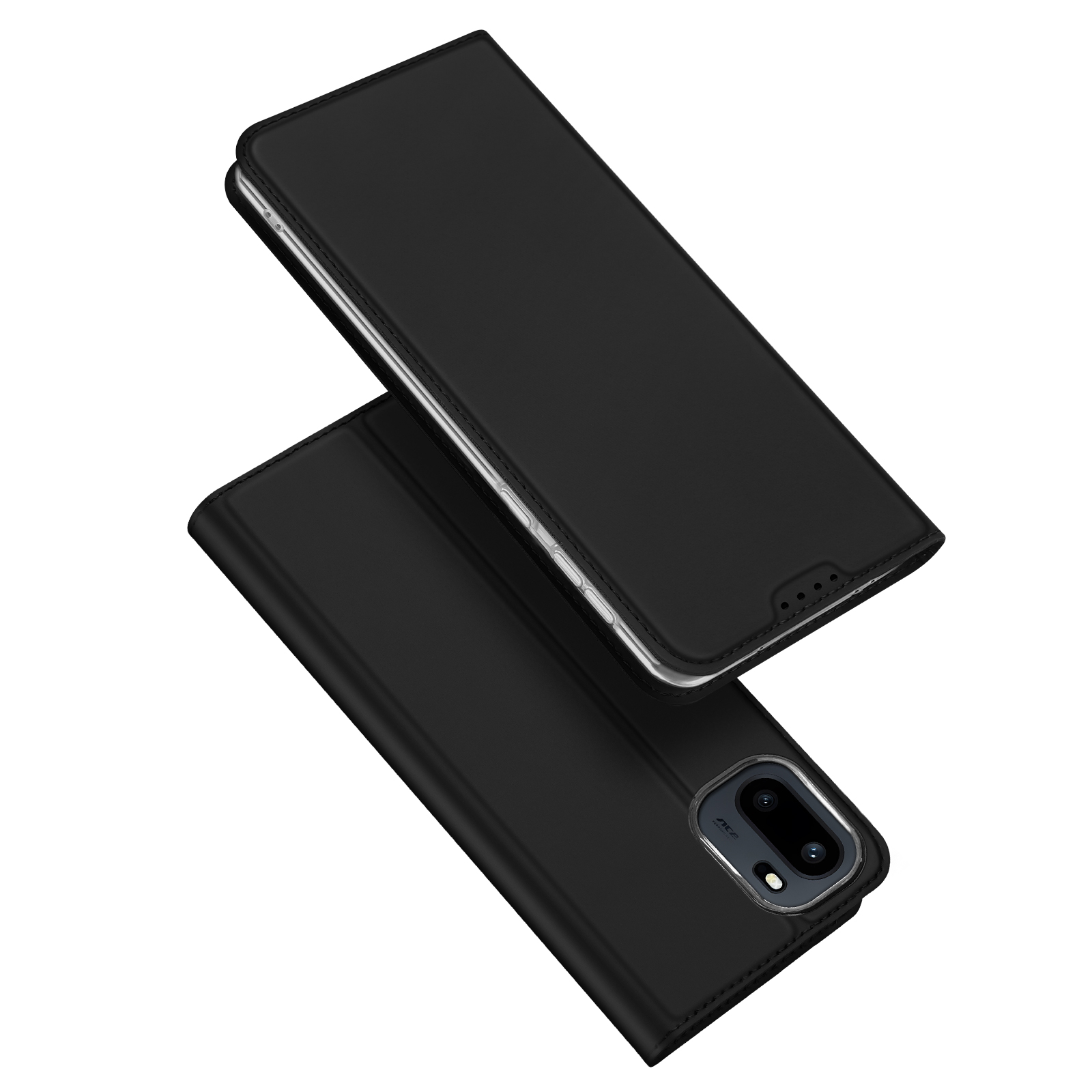 DUX DUCIS For OnePlus Ace 6T 5G / OnePlus 15R 5G / OnePlus Ace 6 5G Case  Skin Pro Series Leather Stand Cover Card Holder - Black