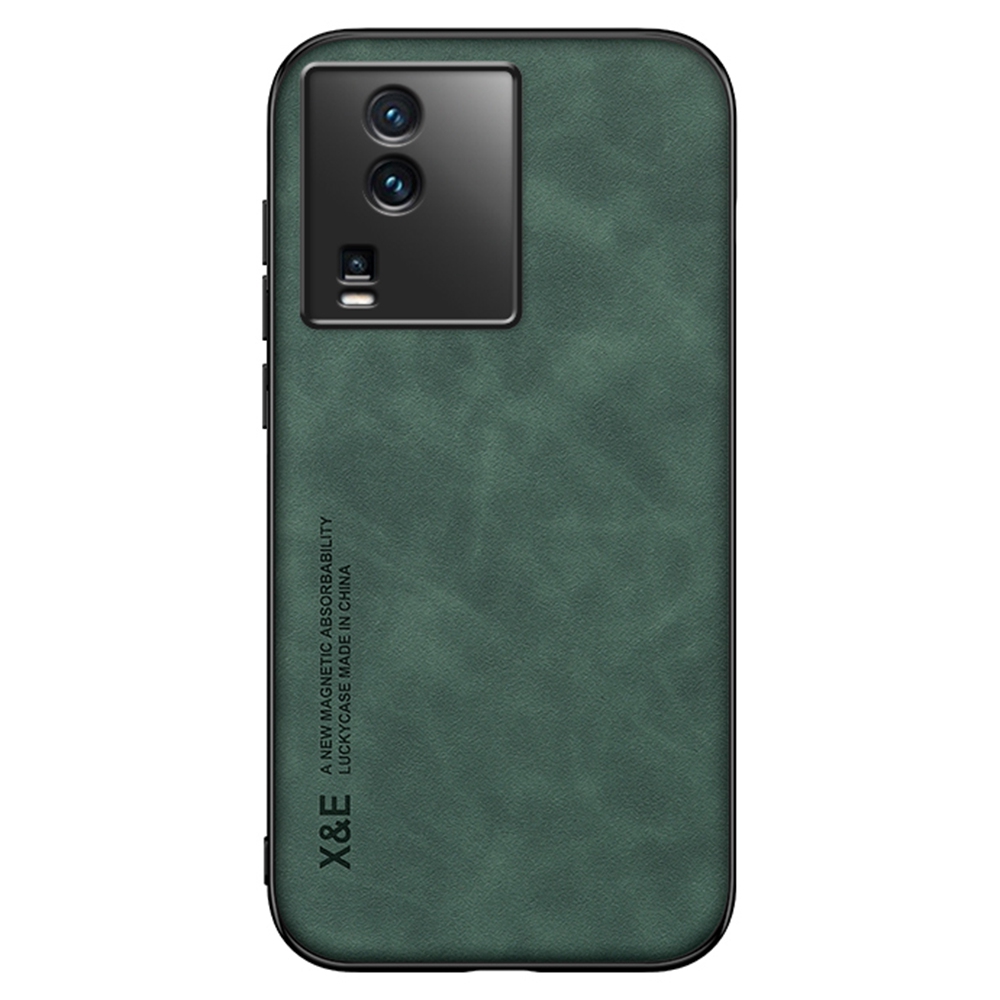 

x & e Anti-fall-telefonabdeckung Für Vivo Iqoo Neo7 5G Hautfreundlicher Magnetphone-hülle Mit Integriertem Metallblech - Grün, vivo iQOO Neo7 5G