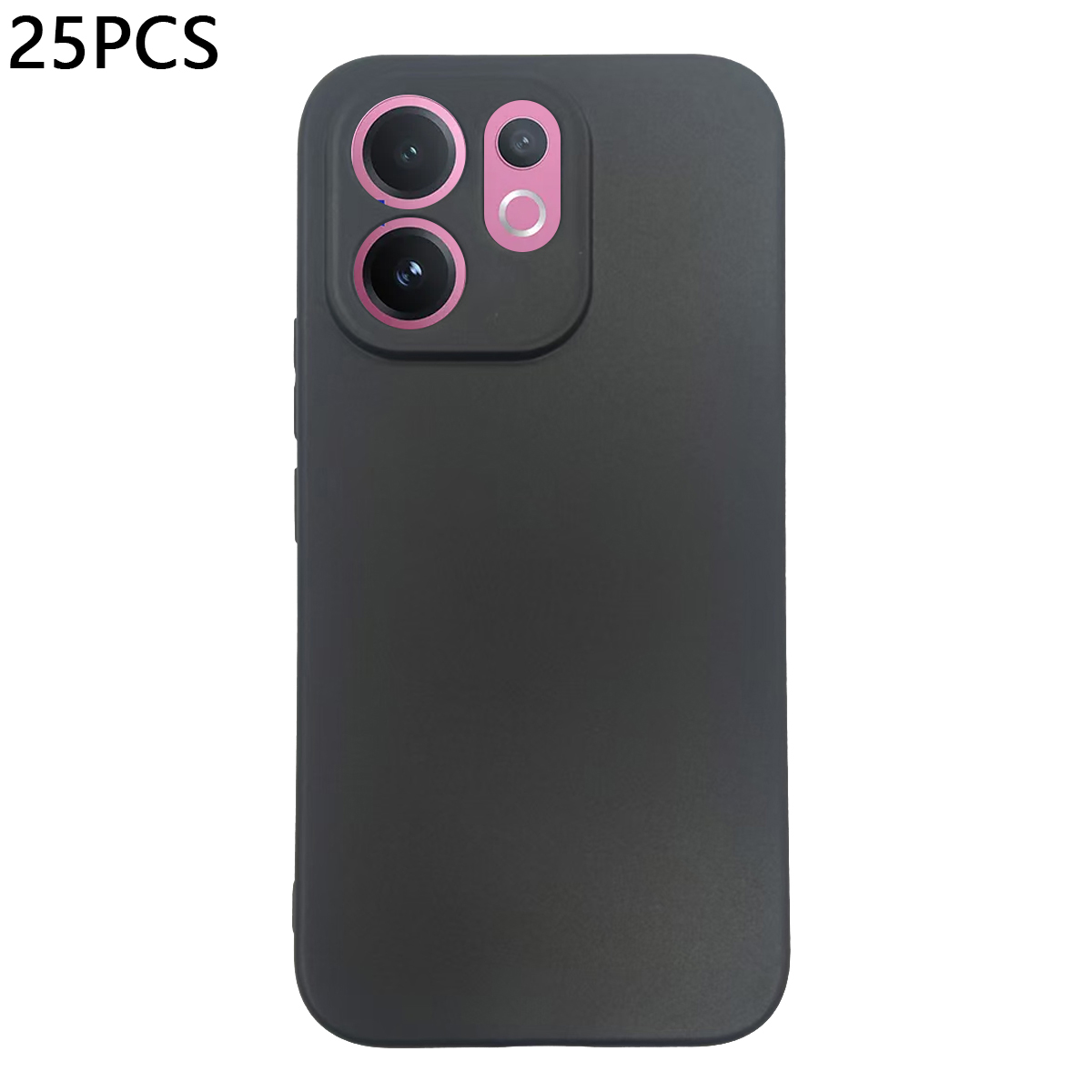 Bulk Purchasing 25Pcs For vivo V70 5G Case 1.2mm TPU Matte Phone Cover - Black