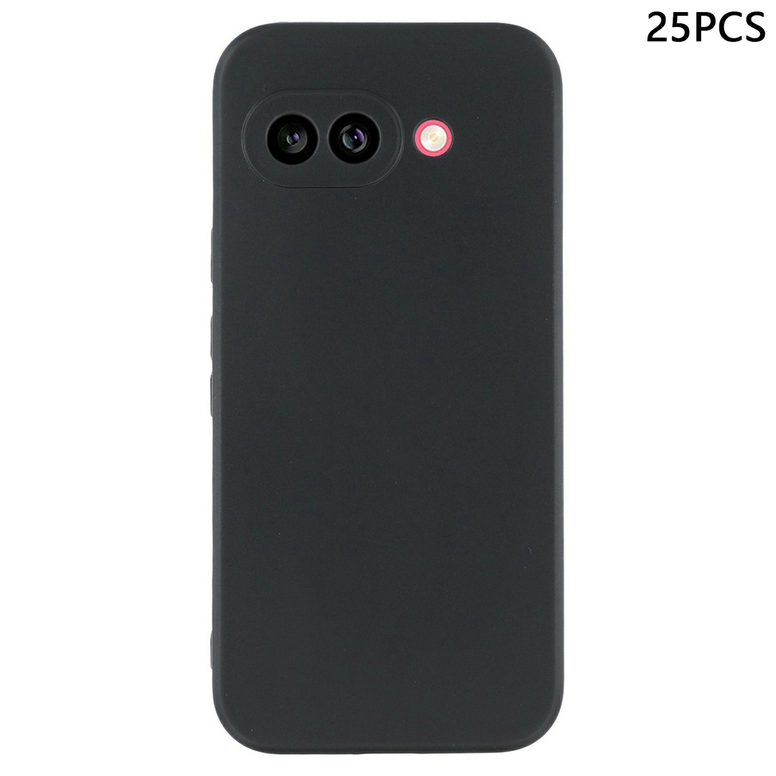 Bulk Purchasing 25Pcs For Google Pixel 10a Case 1.2mm TPU Matte Phone Cover - Black