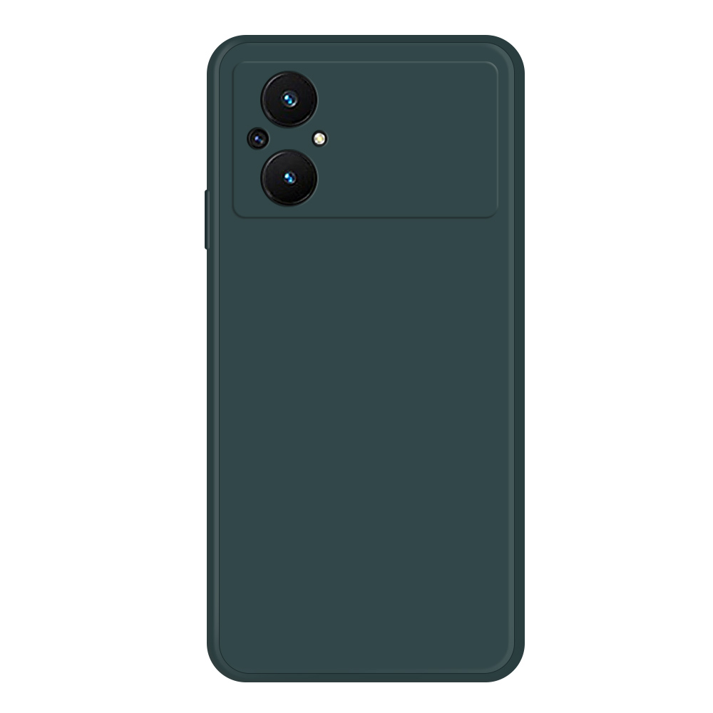 

Telefonhülle Gerade Edge Für Xiaomi Poco M5 4G, Anti-kratzer-mikrofaserfutter-design Gummi - Schwarzgrün, Xiaomi Poco M5 4G