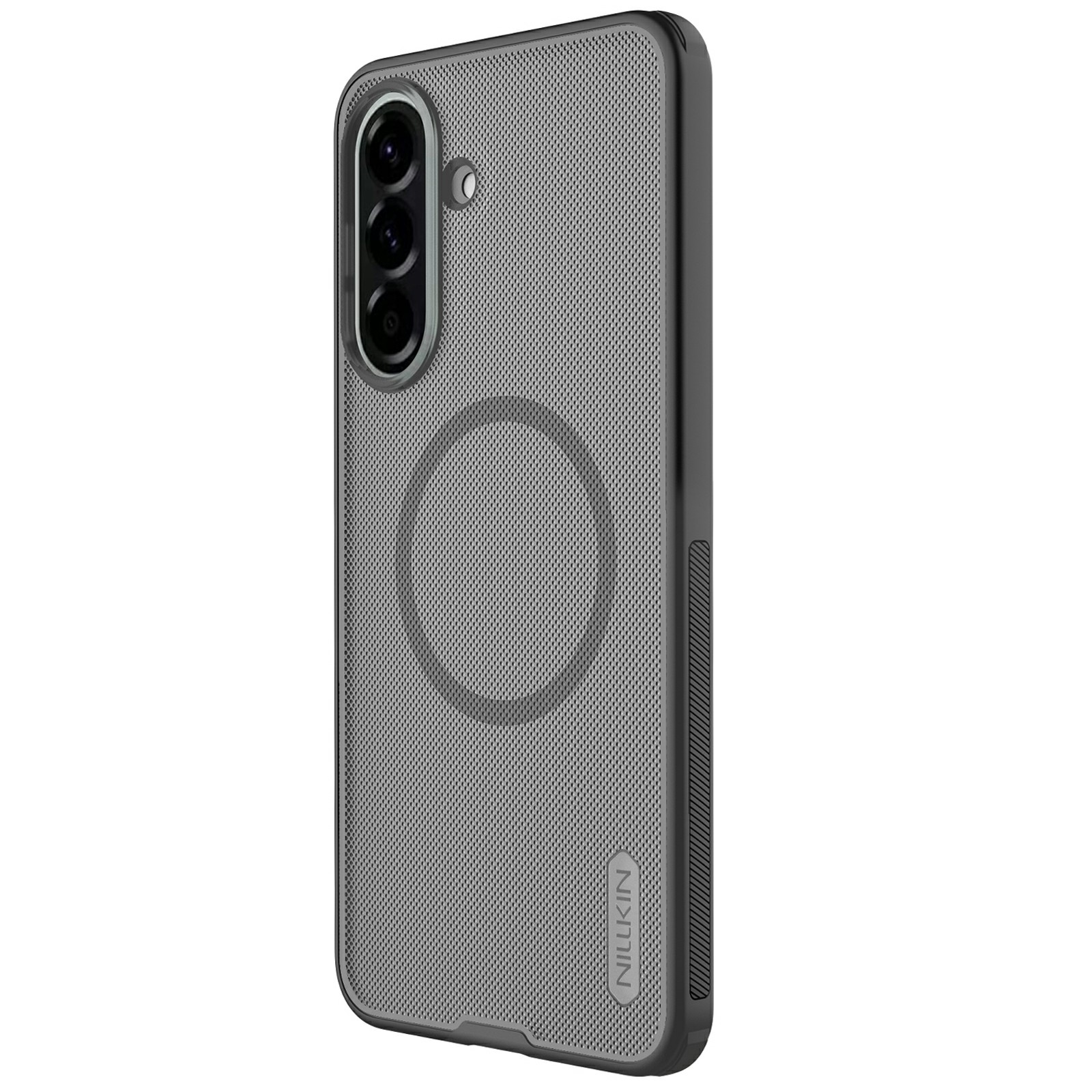 NILLKIN Super Frosted Shield Pro for Samsung Galaxy A57 5G Magnetic Case Matte PC TPU Phone Back Cover - Transparent Black