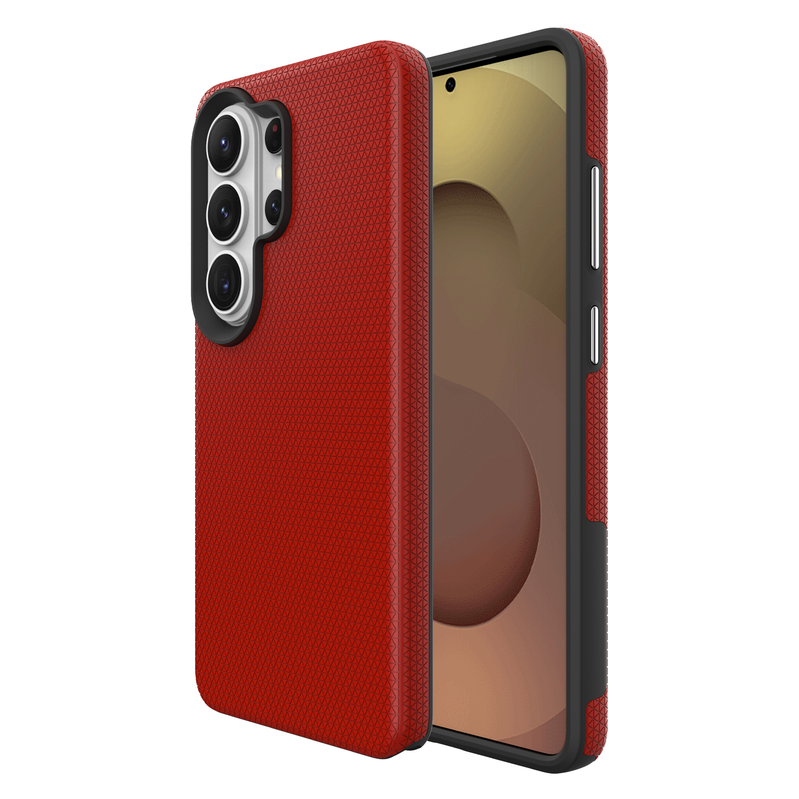 For Samsung Galaxy S26 Ultra Magnetic Case Shockproof TPU + PC Phone Cover - Red