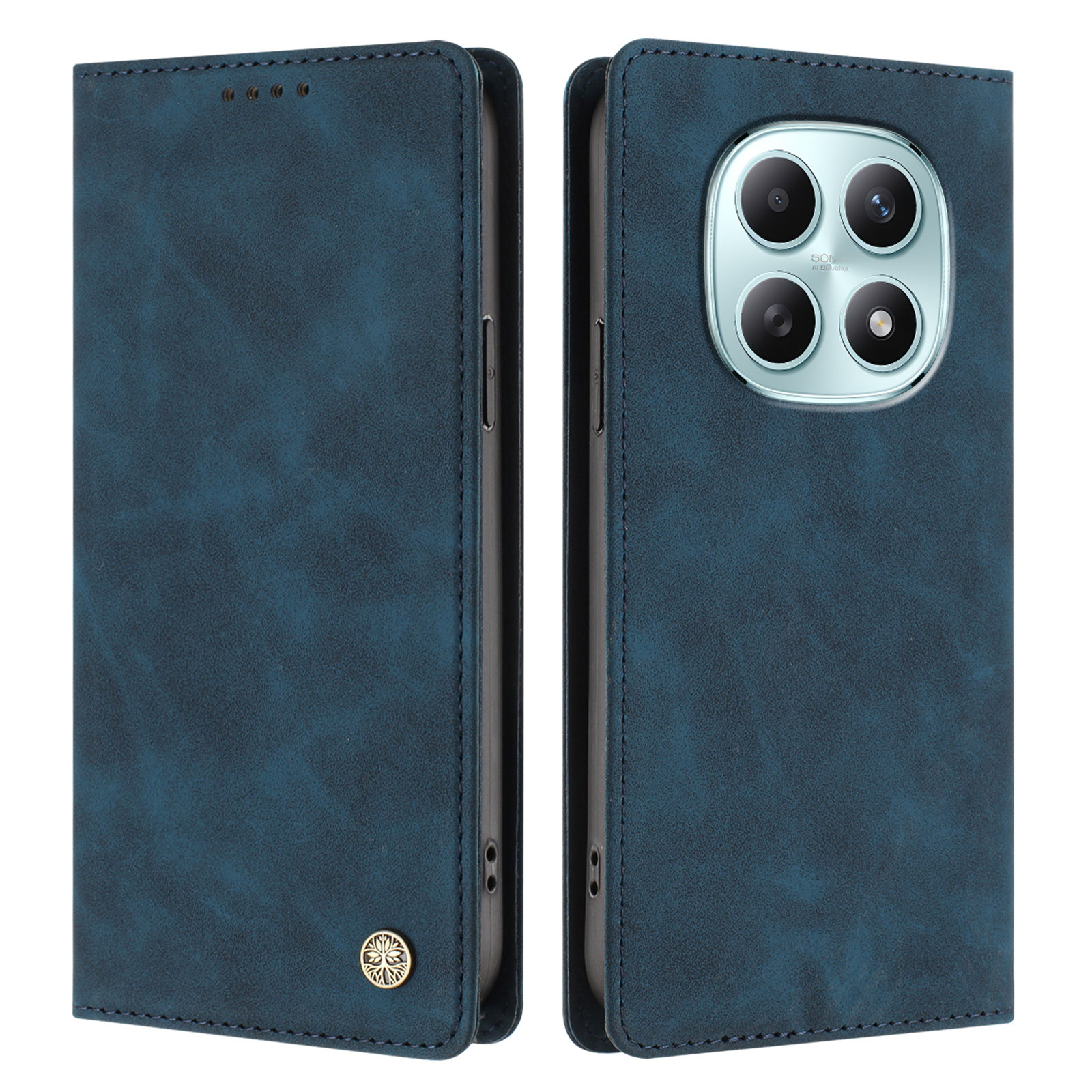 For Xiaomi Poco M8 5G / Xiaomi Redmi Note 15 4G (Global) / Xiaomi Redmi Note 15 5G (Global) Case HX RFID Blocking Wallet Stand Leather Flip Phone Cove