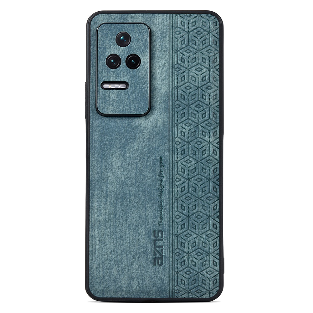 

Azns Für Xiaomi Poco F4 5G / Redmi K40S 5G Geprinktes Muster PU Leder Beschichtetes Tpu-abdeck - Grün, Xiaomi Poco F4 5G