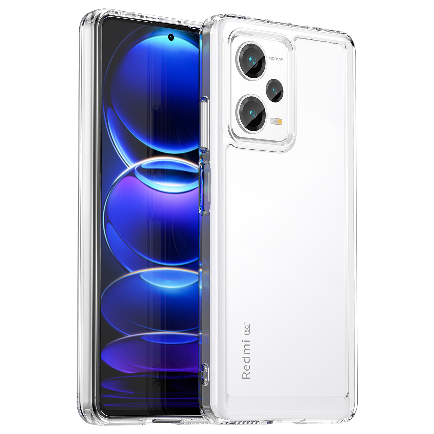 

Telefonhülle Für Die Süßigkeitserie Für Xiaomi Redmi Note 12 Pro+ 5G Airbag Ecke Voller Schutz Flexible TPU -telefonabdeckung - Transparent, Xiaomi Redmi Note 12 Pro+ 5G
