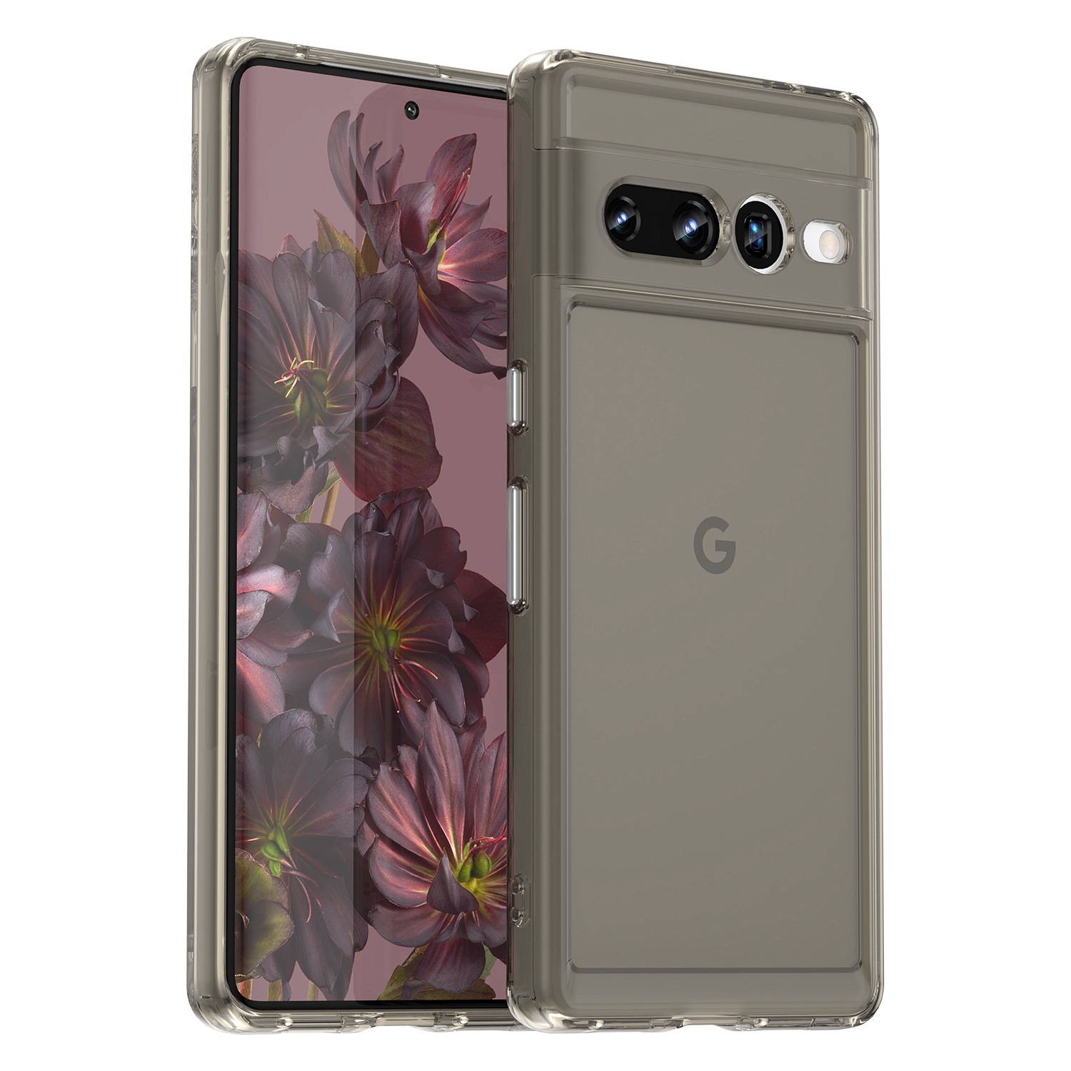

Candy -serie Soft TPU Telefon Hülle Für Google Pixel 7 Pro 5G Leichtes Airbag Corner Protective Mobiltelefonabdeckung - Transparent Grau, Google Pixel 7 Pro 5G