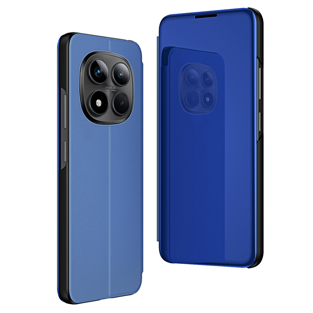 For Xiaomi Redmi Note 15 Pro 5G (Global) Case View Window Stand Leather Flip Phone Cover - Blue