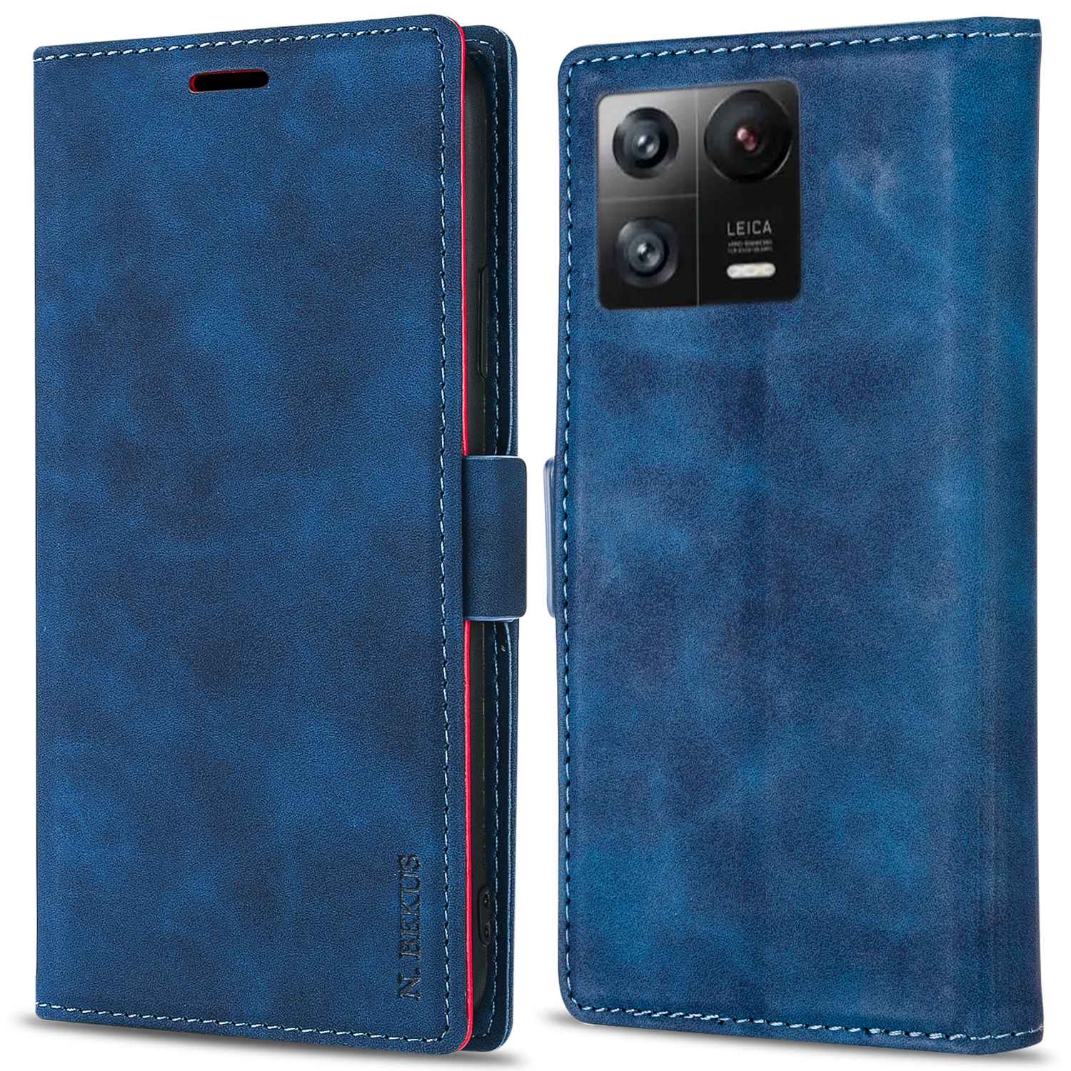 

n. Bekus Für Xiaomi 13 Dual Magnetische Verschluss - Blau, Xiaomi 13