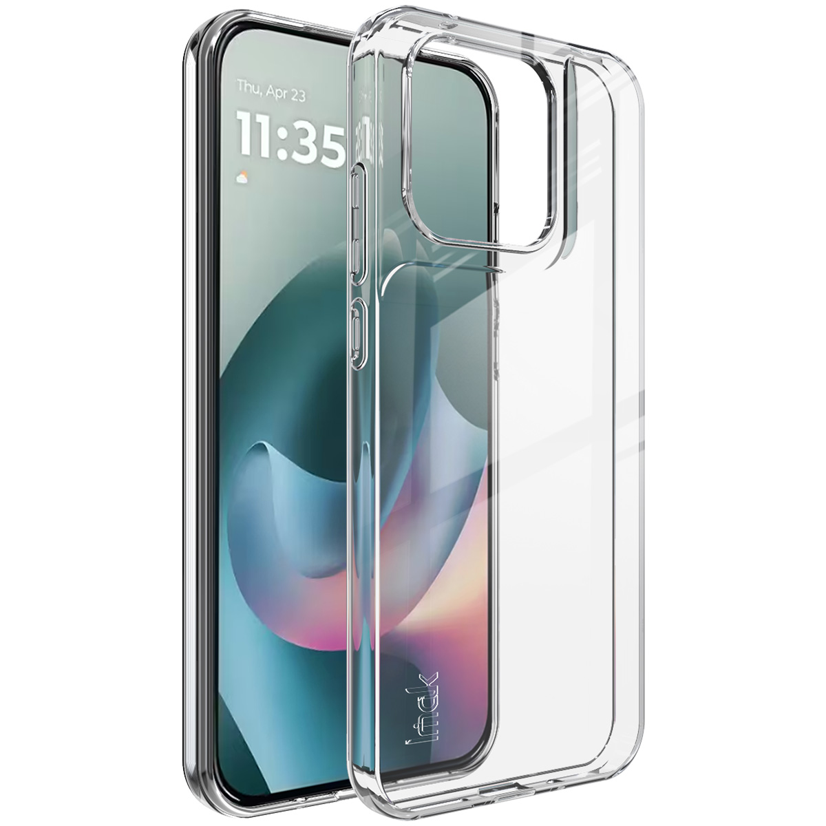 IMAK UX-10 Series For Motorola Moto G67 5G  /  G77 5G Phone Case Soft TPU Mobile Back Cover - Transparent