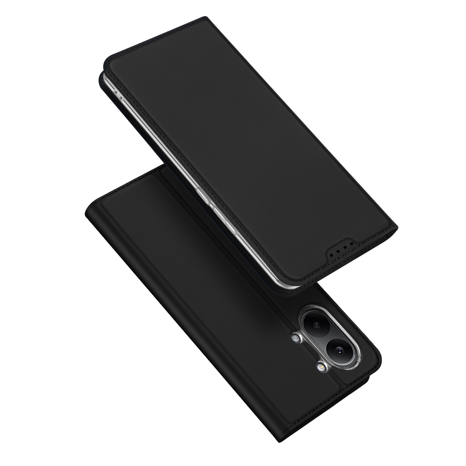 Dux Ducis For Xiaomi Redmi Turbo 5 Max 5G / Xiaomi Poco X8 Pro Max 5G Case Skin Pro Series Leather Stand Cover Card Holder - Black