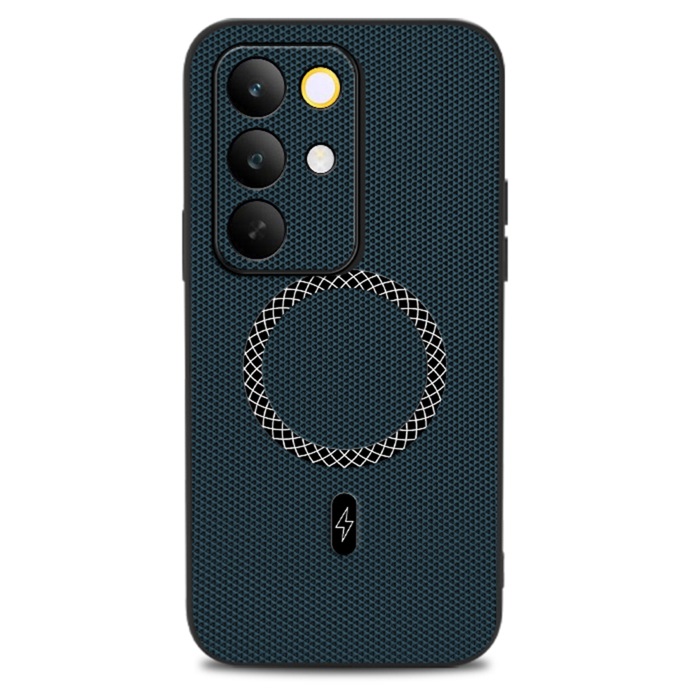 Case For Realme C85 5G  /  15x (India) 5G Triangle Texture PU Leather Shockproof Ultra Thin Cover - Blue