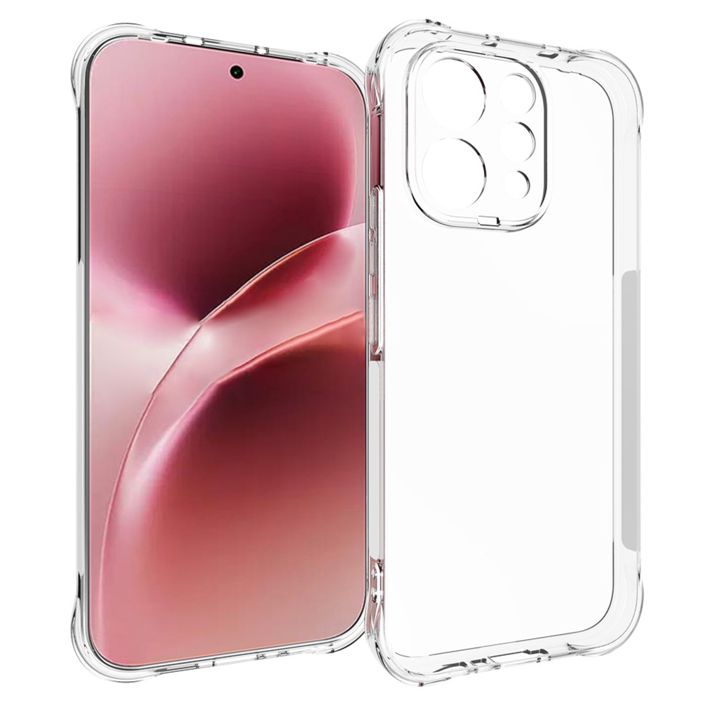 For vivo V70 5G  /  V70 Elite 5G TPU Case Non Slip Anti Drop Phone Cover - Transparent