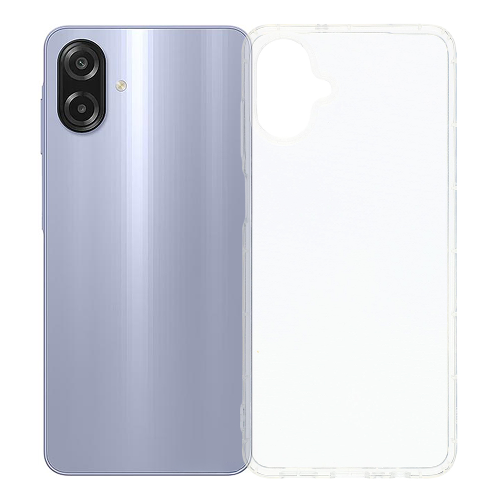 Case For Samsung Galaxy A07 4G  /  A07 5G Airbag Protection TPU Phone Back Cover - Transparent
