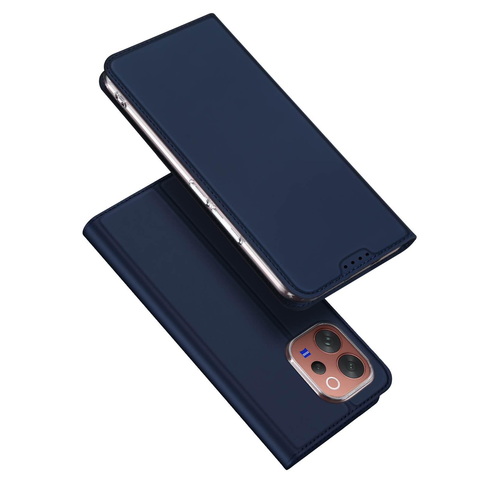 Dux Ducis for vivo V70 Elite 5G / vivo S50 5G / vivo V70 5G Case DUX DUCIS Skin Pro Series Leather Stand Cover Card Holder - Blue