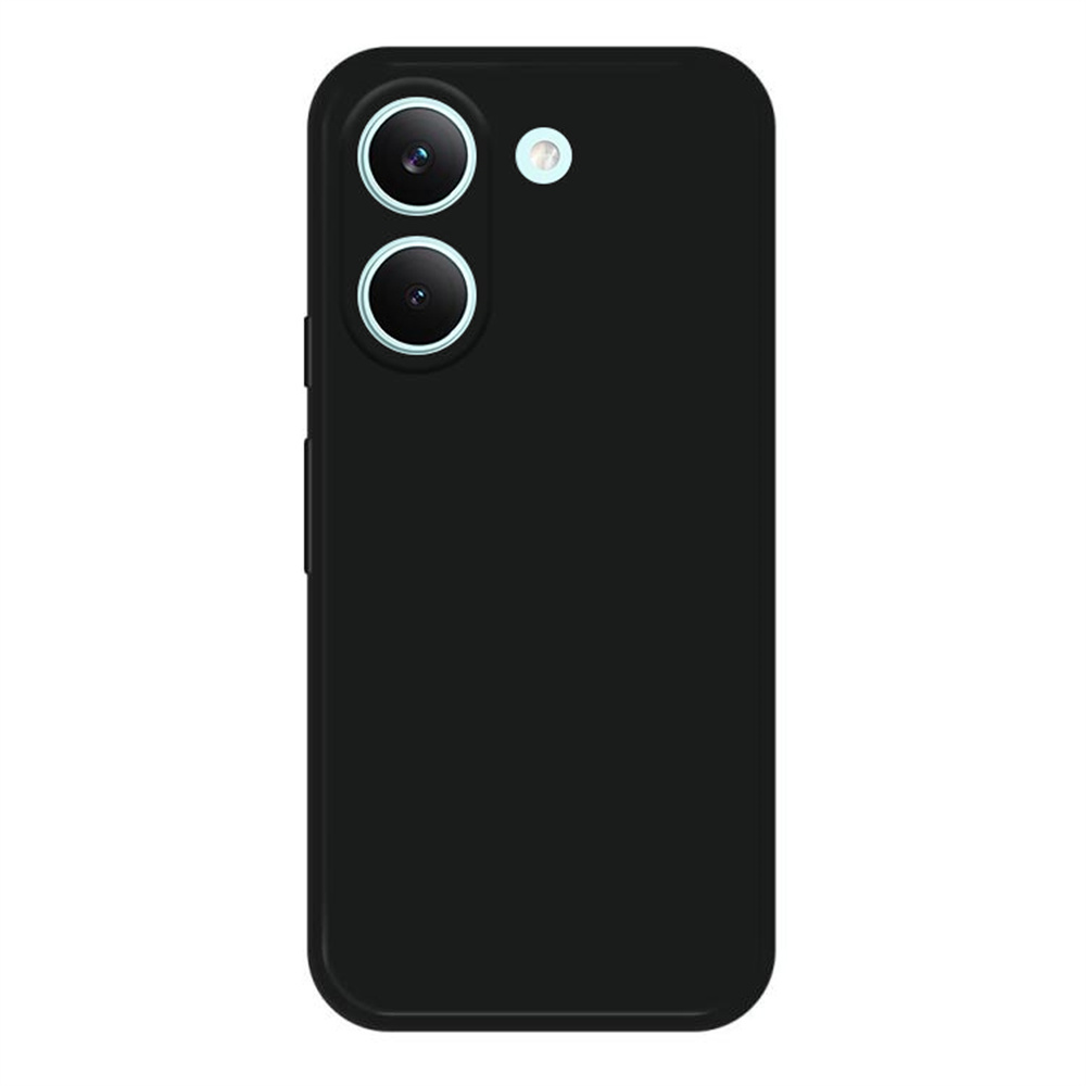 For Xiaomi Poco X8 Pro 5G  /  Redmi Turbo 5 5G TPU Case Straight Edge Protection Phone Cover - Black