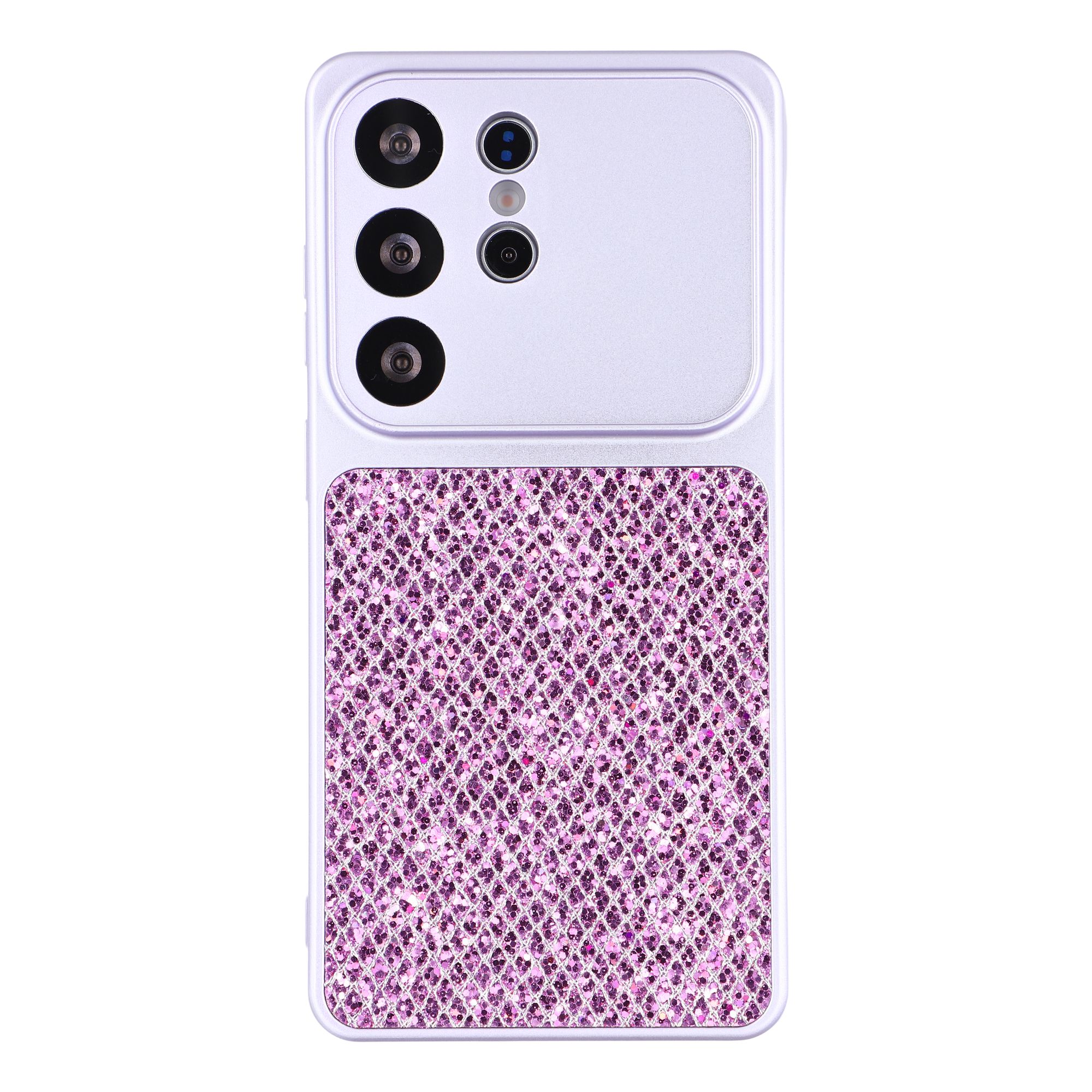 For Samsung Galaxy S24 Ultra Case Diamond Glitter TPU Shockproof Cover - Purple