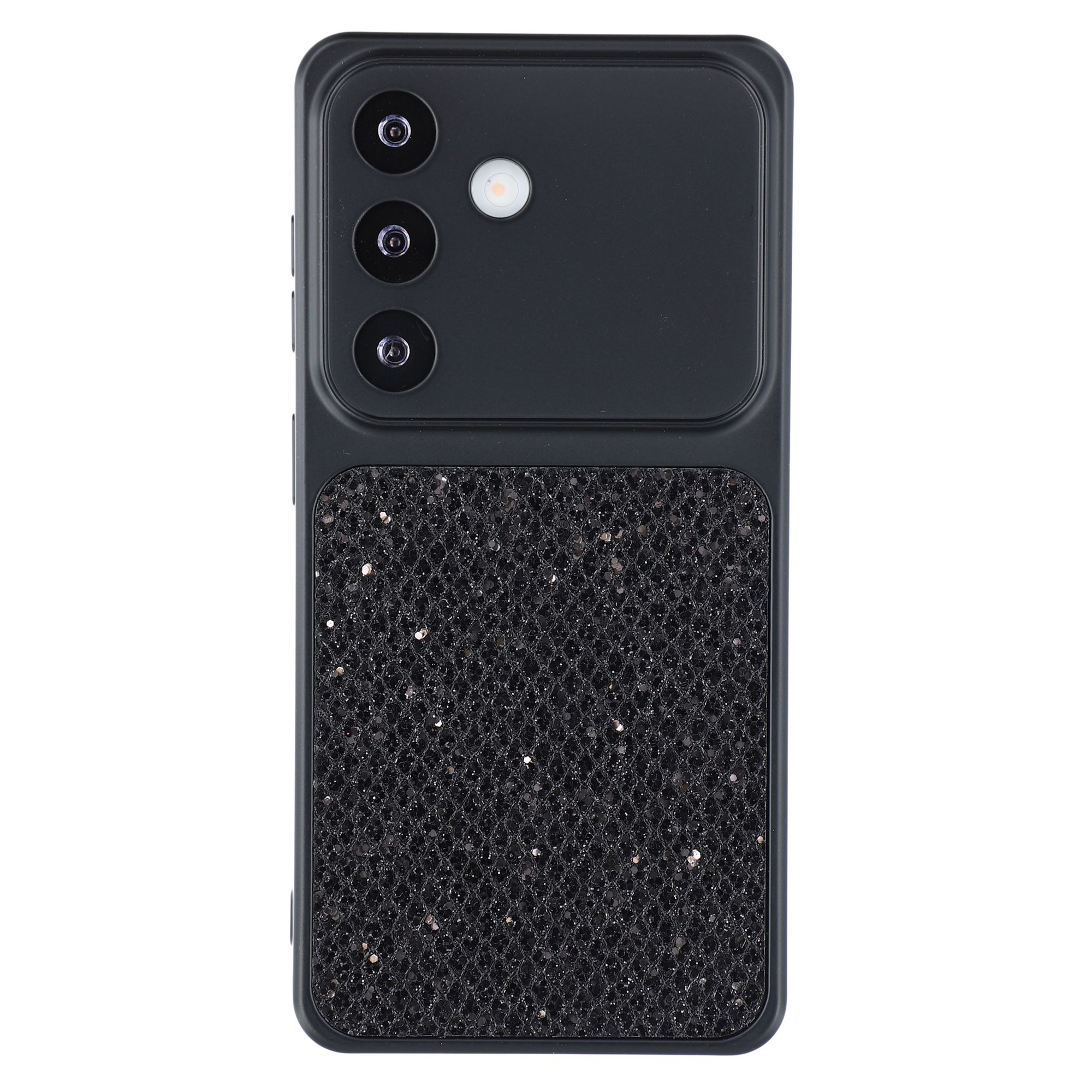 For Samsung Galaxy S26+ Case Diamond Glitter TPU Shockproof Cover - Black