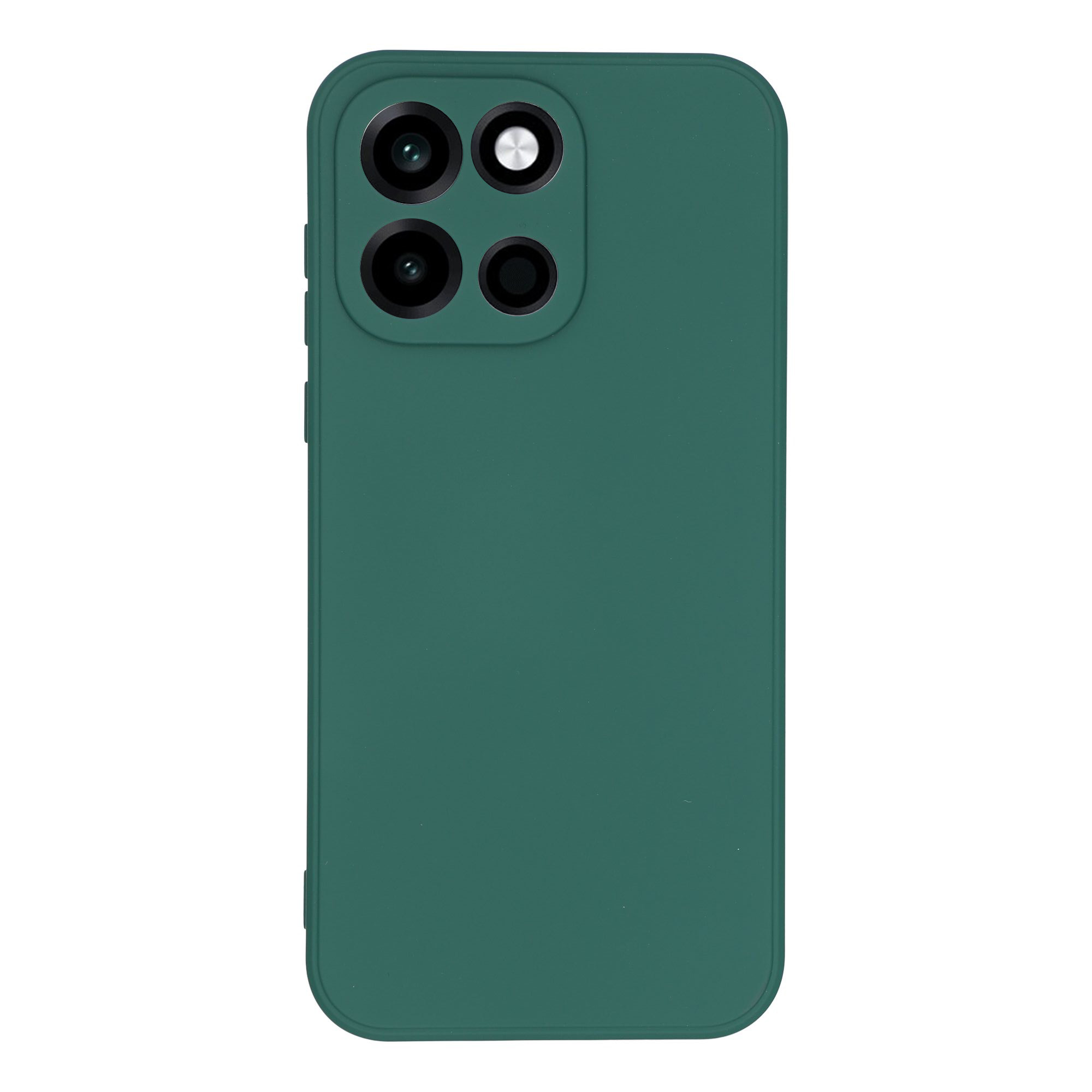 For OnePlus Turbo 6 5G Case TPU Back Soft Anti-Scratch Fiber Lining Phone Cover - Army Green