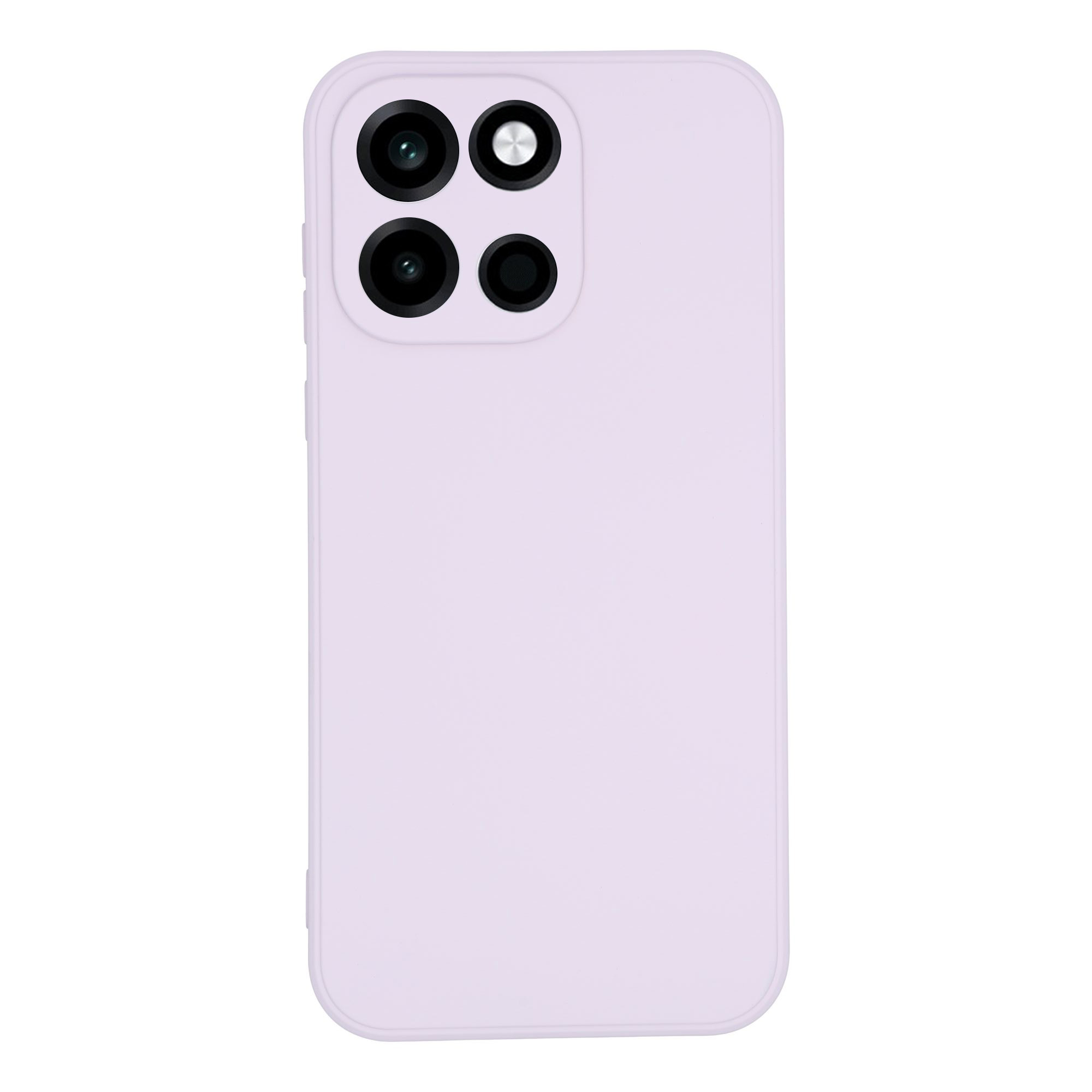 For OnePlus Turbo 6 5G Case TPU Back Soft Anti-Scratch Fiber Lining Phone Cover - Purple