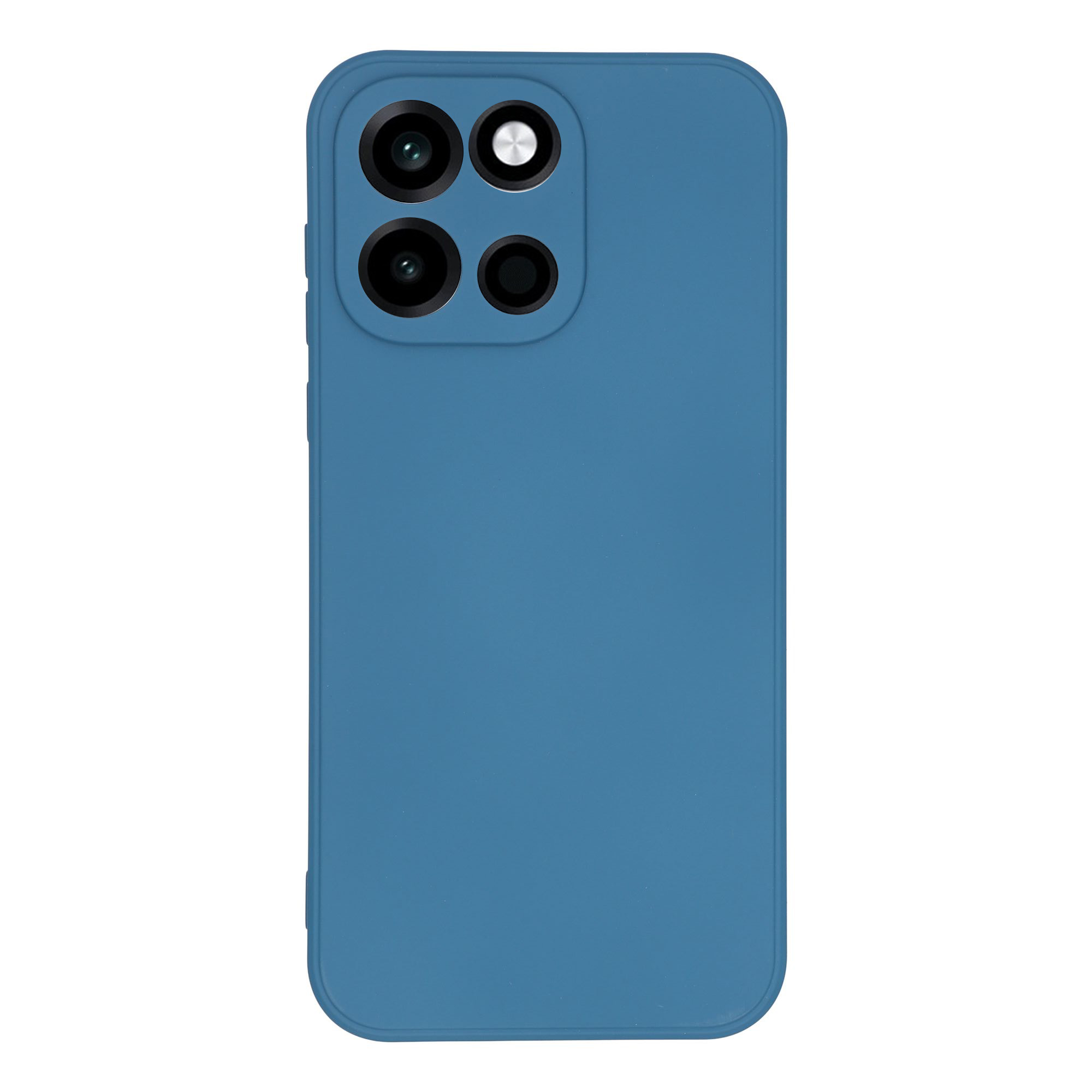 For OnePlus Turbo 6 5G Case TPU Back Soft Anti-Scratch Fiber Lining Phone Cover - Sapphire
