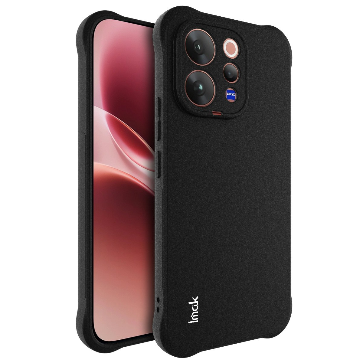 IMAK For vivo V70 5G / V70 Elite 5G Case TPU Phone Cover Airbag Shockproof Protection - Matte Black