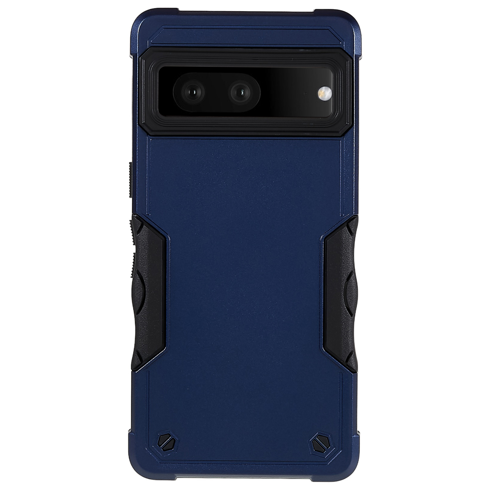 

Für Google Pixel 7 5G Hard PC + Soft TPU Stoßdämpfer Hülle Anti-slip-grip-schutz-telefon Zurück - Blau, Google Pixel 7 5G