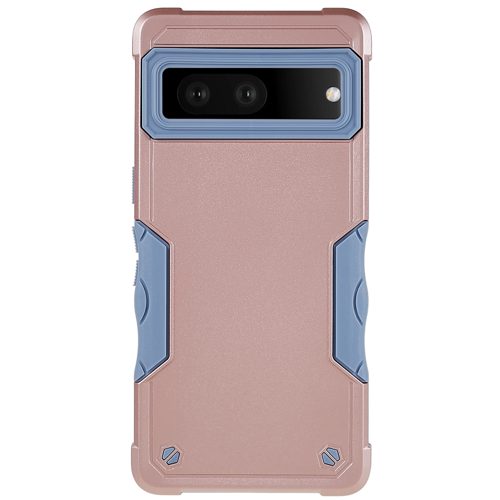 

Für Google Pixel 7 Pro 5G Stoßdicht Von TPU Hard PC Drop-Proof Shell Anti-Slip Bequemer Grip Defender Telefonhülle - Roségold, Google Pixel 7 Pro 5G