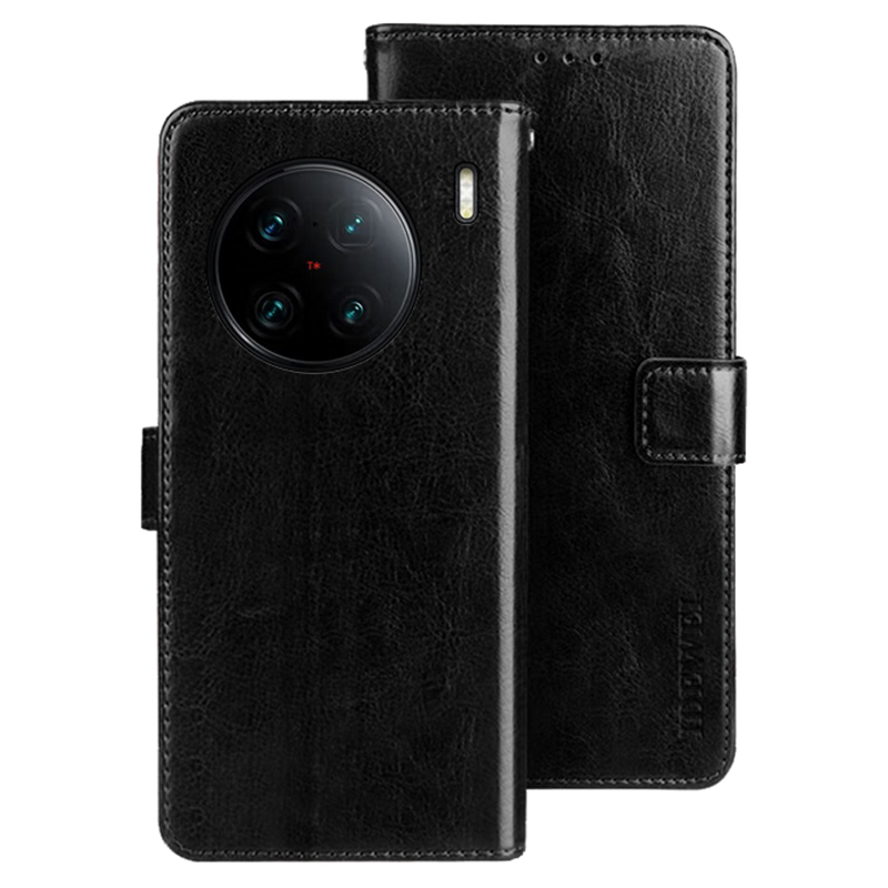 

IDEWEI Für Vivo X90 Pro+ 5g Ständer Verfügt - Schwarz, vivo X90 Pro+ 5G