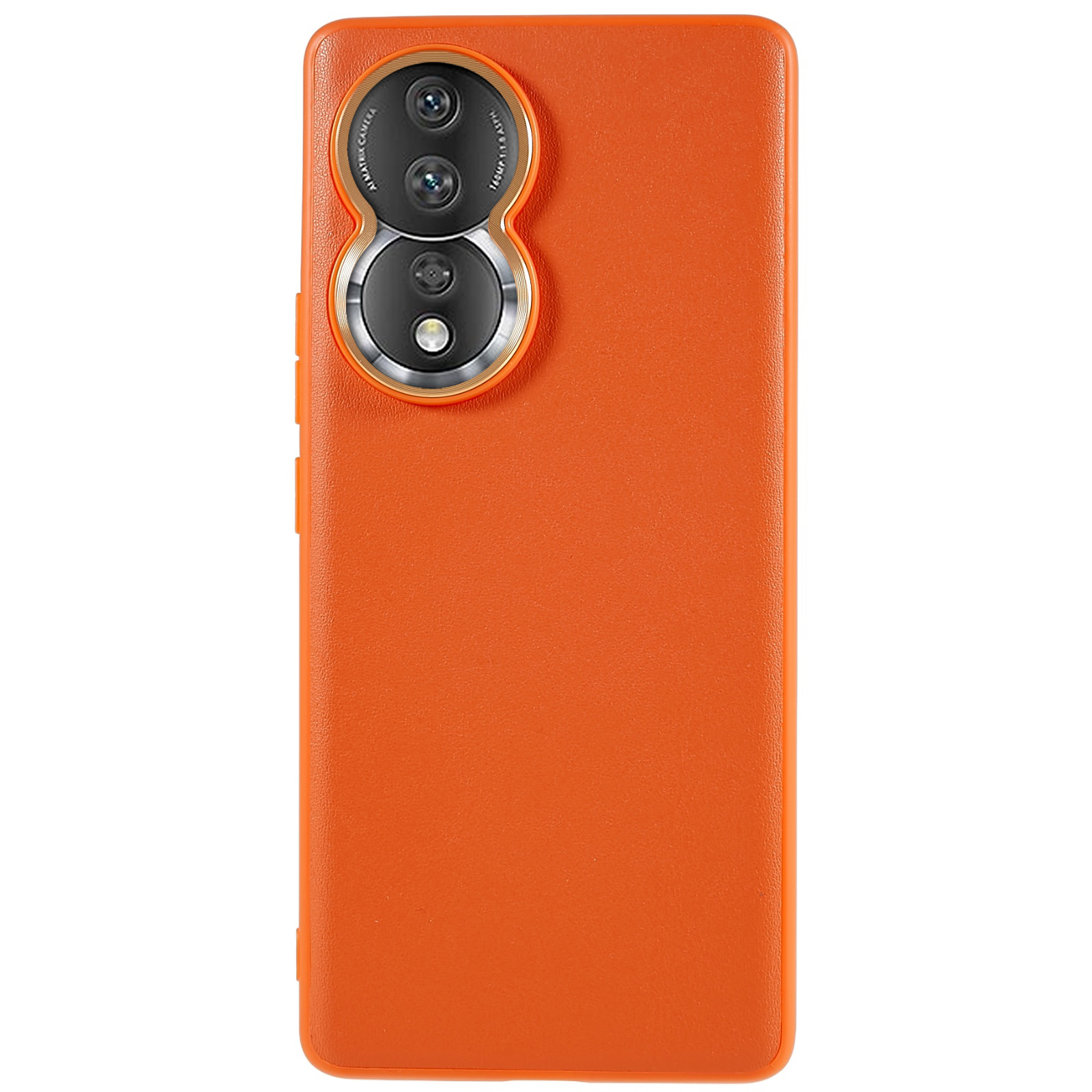 

Für Ehren 80 5G Telefonhülle PU Leder Beschichtetes Schockabsorbierendes TPU + Pc-schutzschutz - Orange, Honor 80 5G